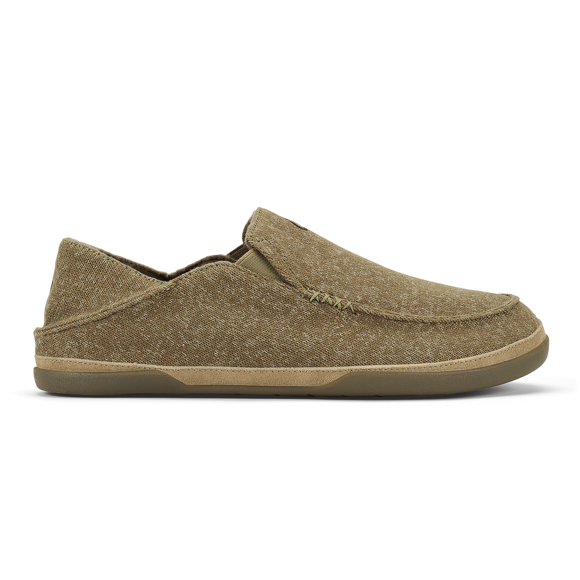 OluKai Moloa Hulu Mens Size 8 Gray Wool Blend Slip On Moccasin House Slippers Amazon.com | OLUKAI Moloa Hulu Men main image 2