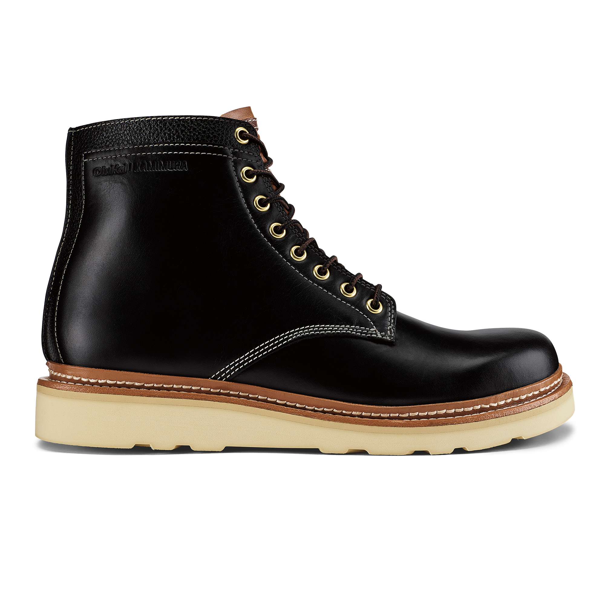  OKAPI HIGH 2008年製 レザーブーツ 23cm Pāhi - Black / Fox | OluKai