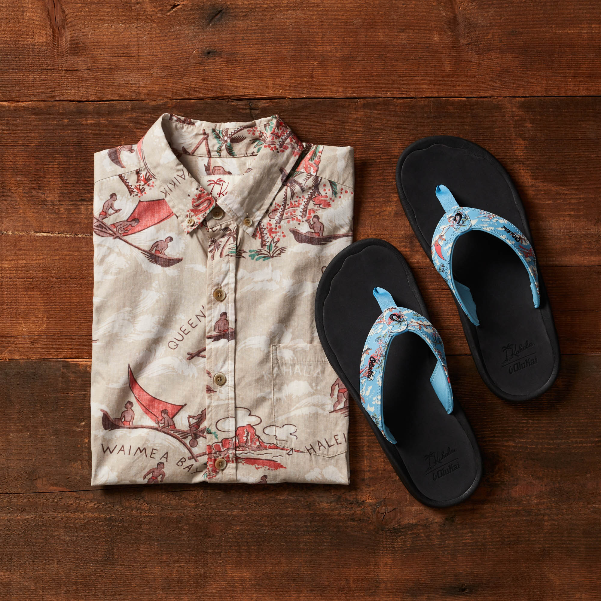 The 'Ohana x Kahala Shirt Gift Set – OluKai