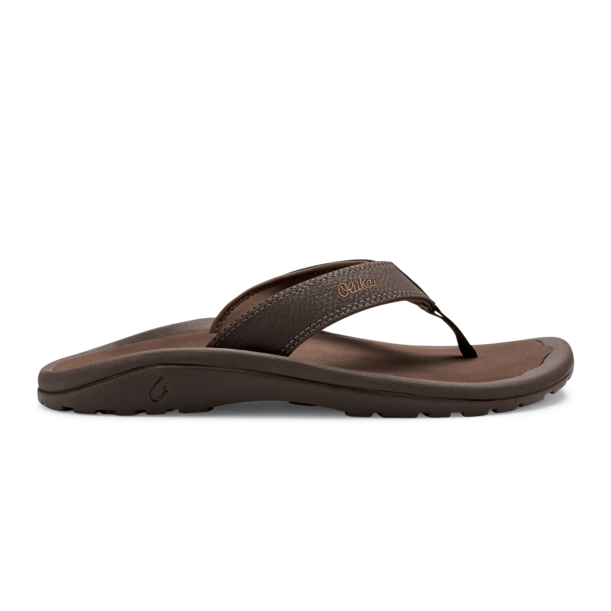 ‘Ohana Men's Beach Sandals - Dark Java / Ray | OluKai