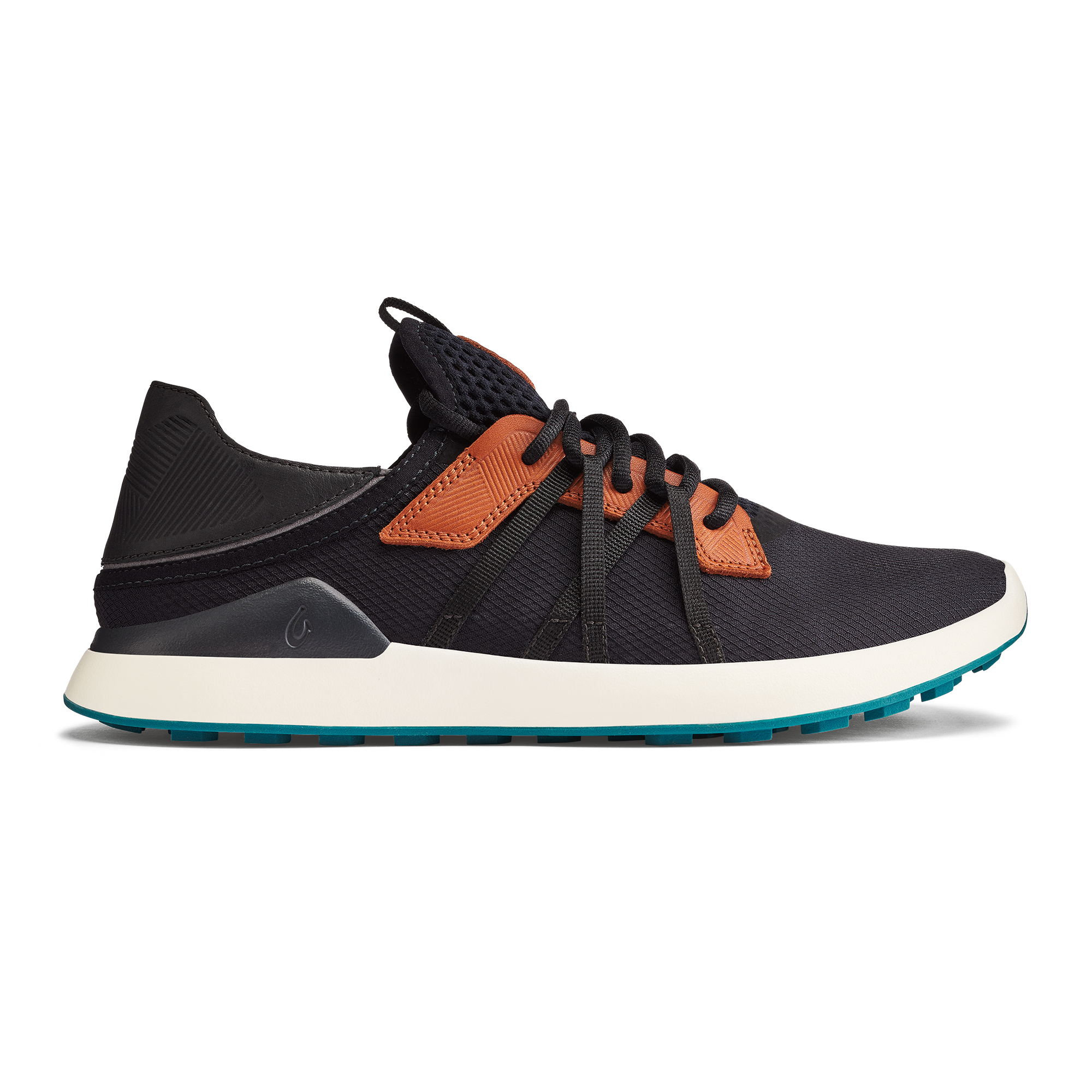 Manele Men s Breathable Golf Shoes Black Dark Shadow OluKai