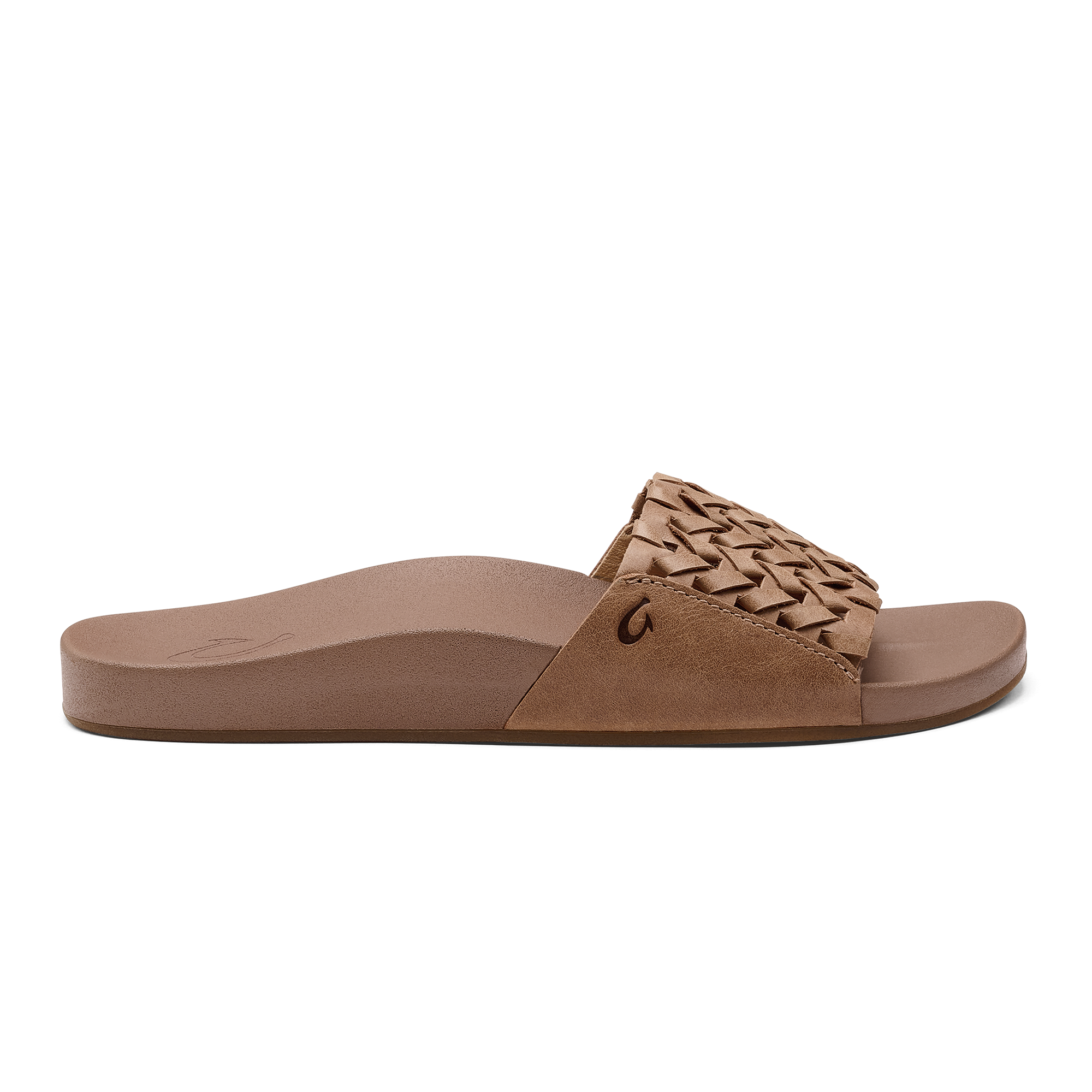 OluKai Paniolo - Tapa / Sahara, Women's Leather Beach Sandals