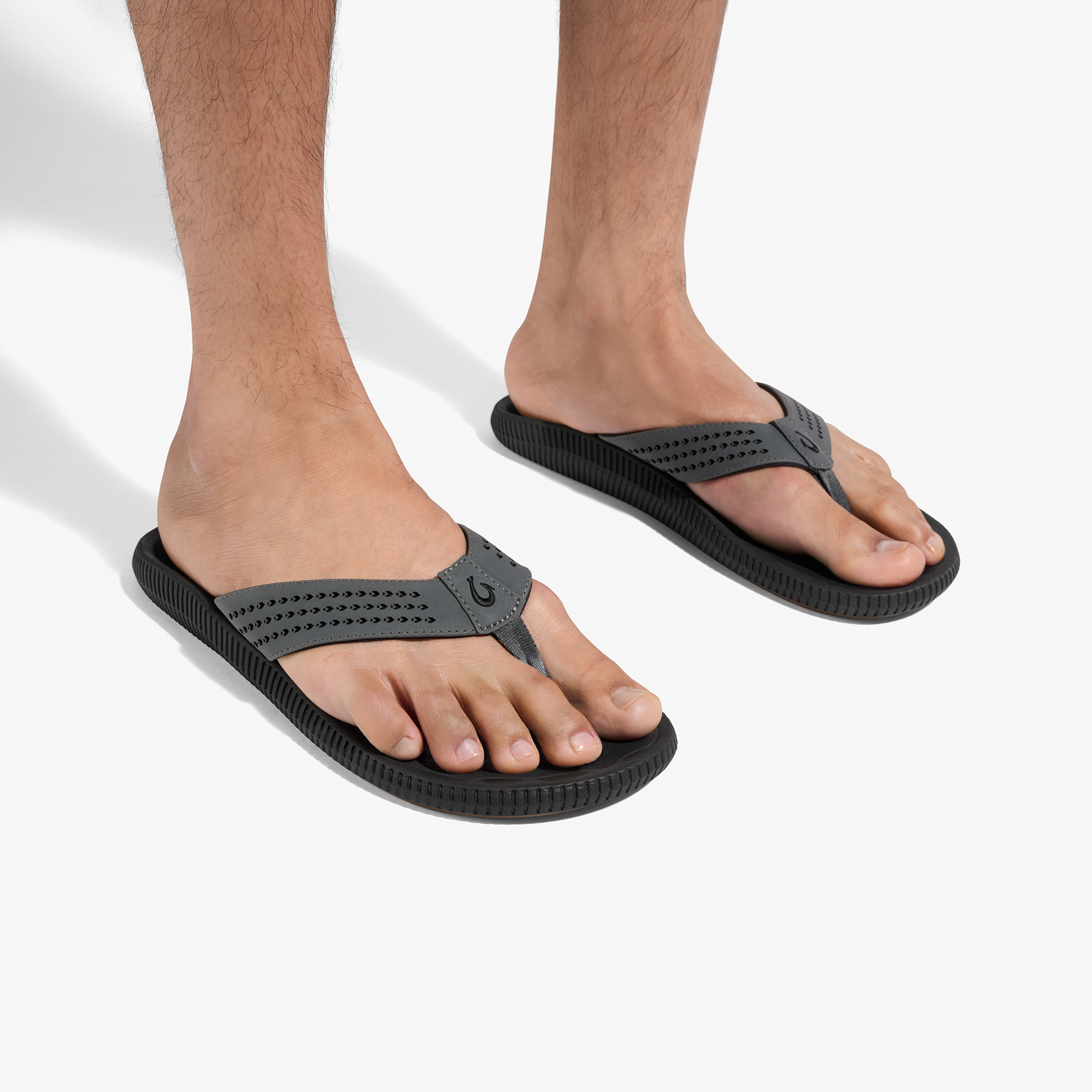 Olukai Ulele \'Olu Slide Sandal Mens Black Recovery Beach Slip On Comfort Size 12 OluKai Men main image 4
