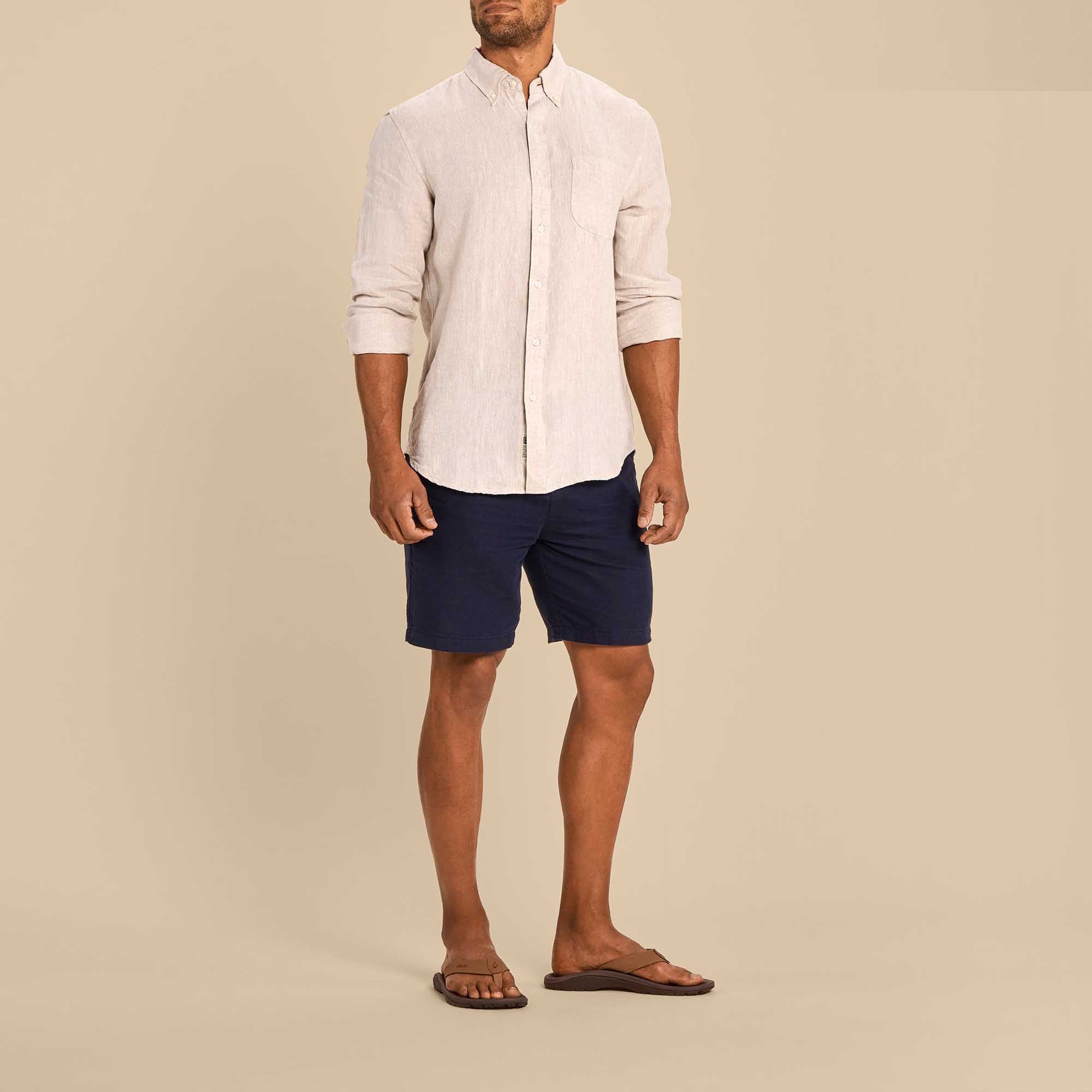 Ohana Men's Best Selling Beach Sandals - Tan / Dark Java | OluKai