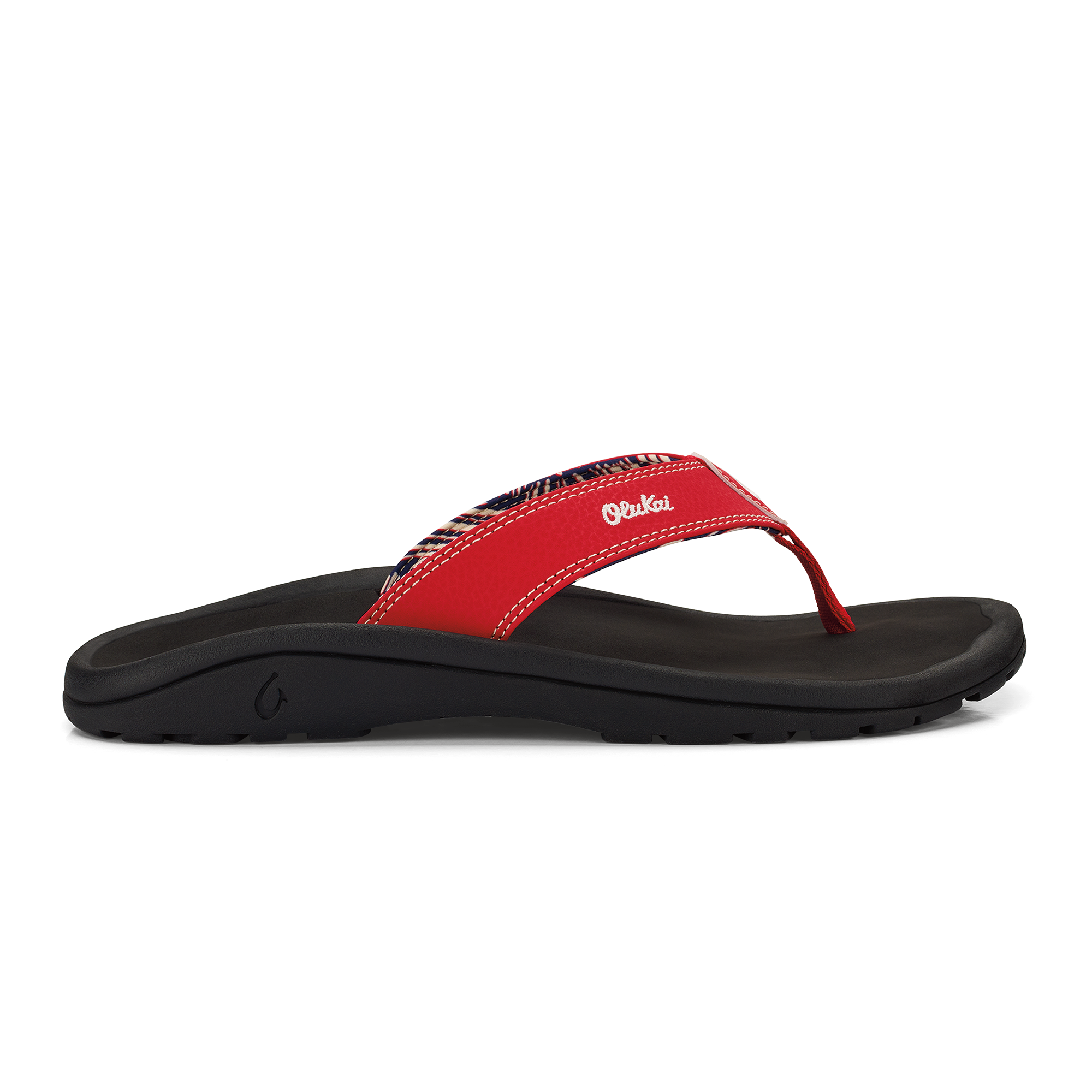 ‘Ohana Men's Best Selling Beach Sandals - Red Lava / Black | OluKai