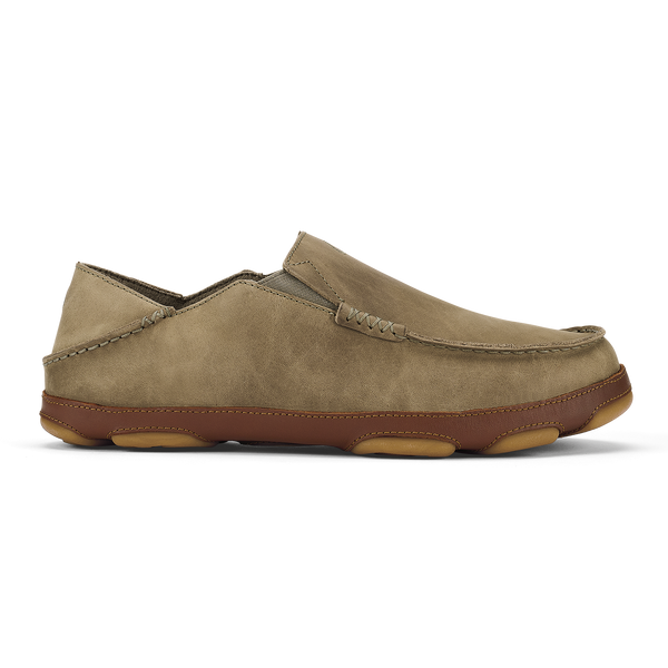 Olukai Moloa Genuine Suede Slip On Loafer Shoes Mens 10.5 Brown Moloā Men main image 3