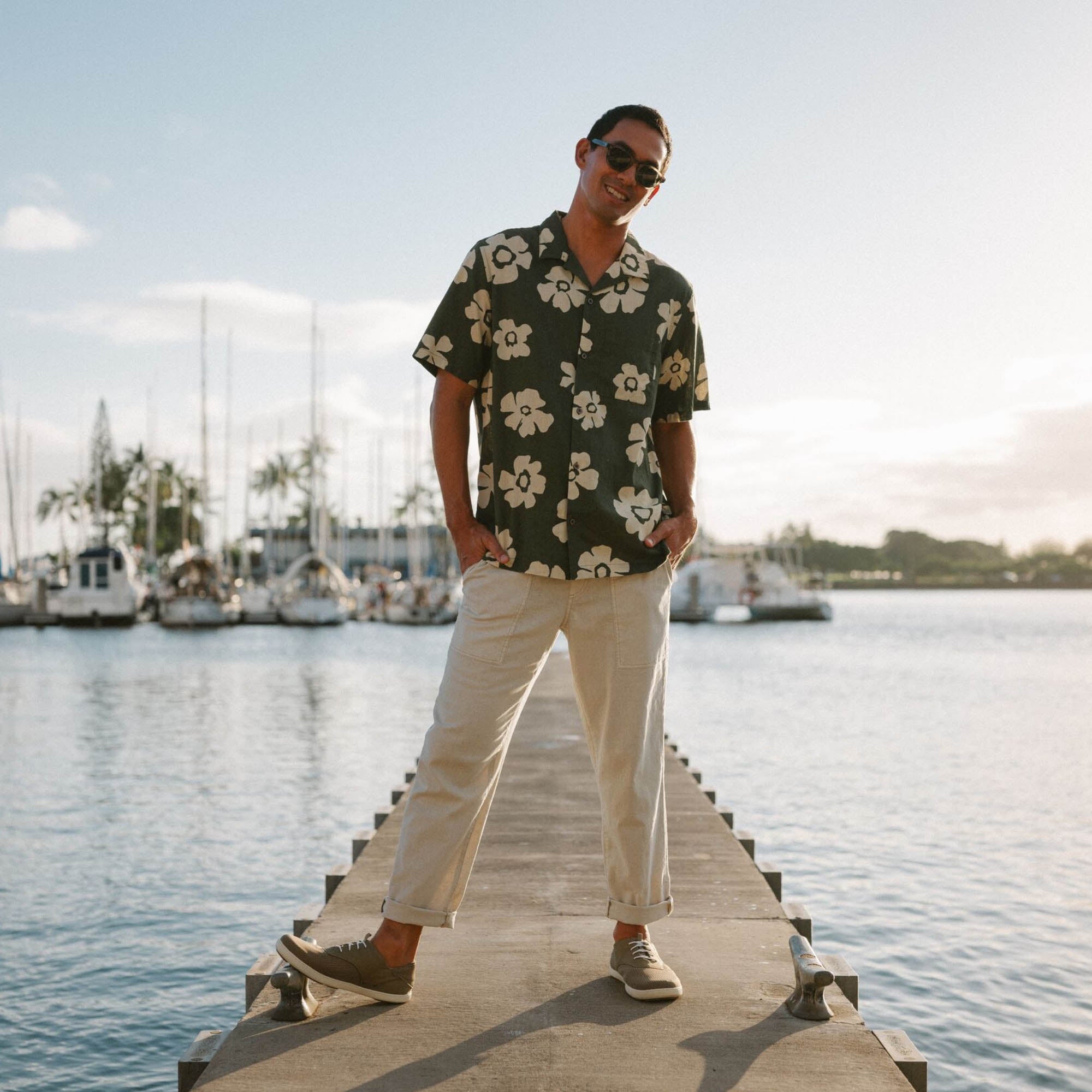 (取寄) オルカイ メンズ ノヘア モク OluKai men  Nohea Moku Clay/Tapa Nohea Moku Men's Boat Shoes - Tapa | OluKai