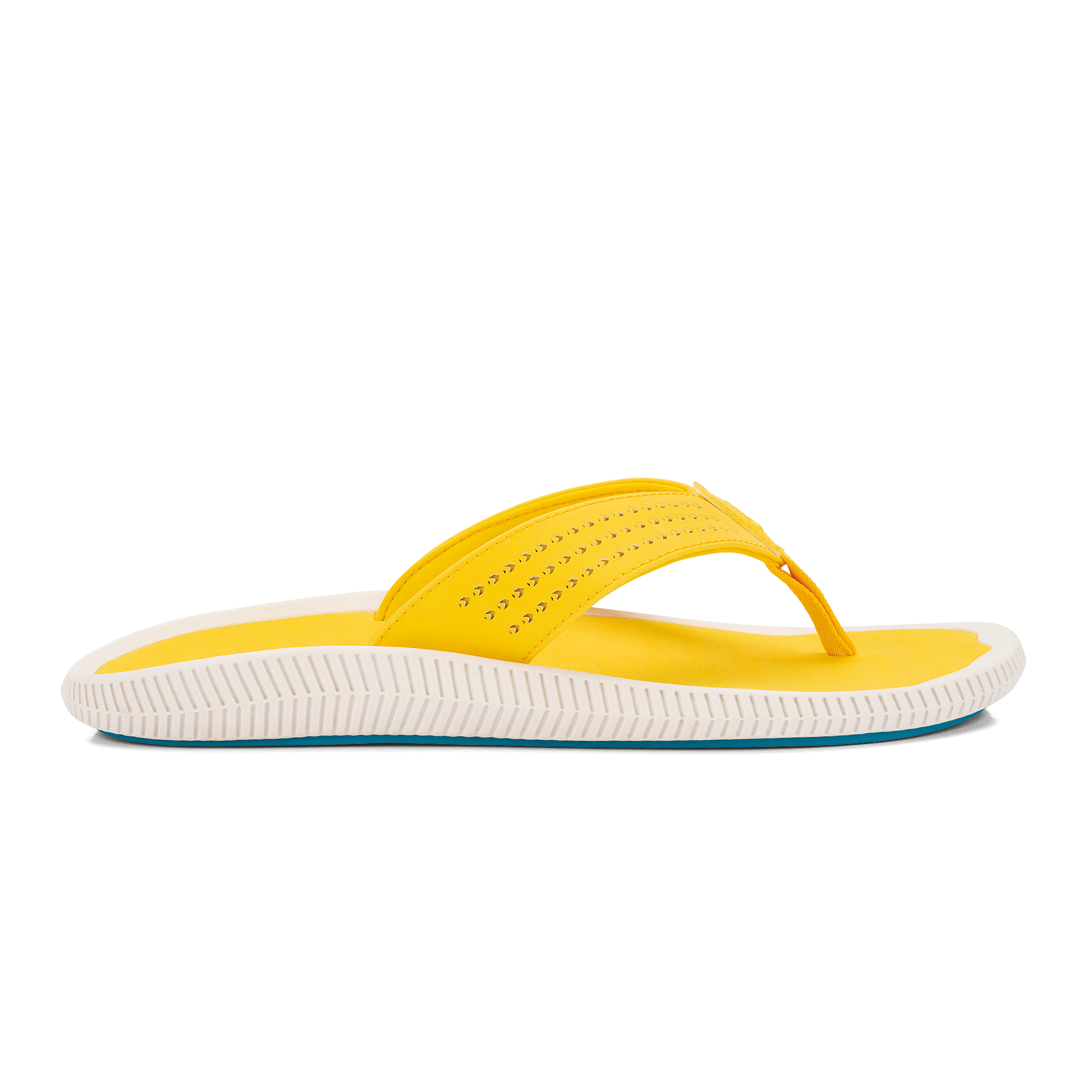 Ulele Men's Water-Ready Beach Sandals - Yellow Hibiscus | OluKai