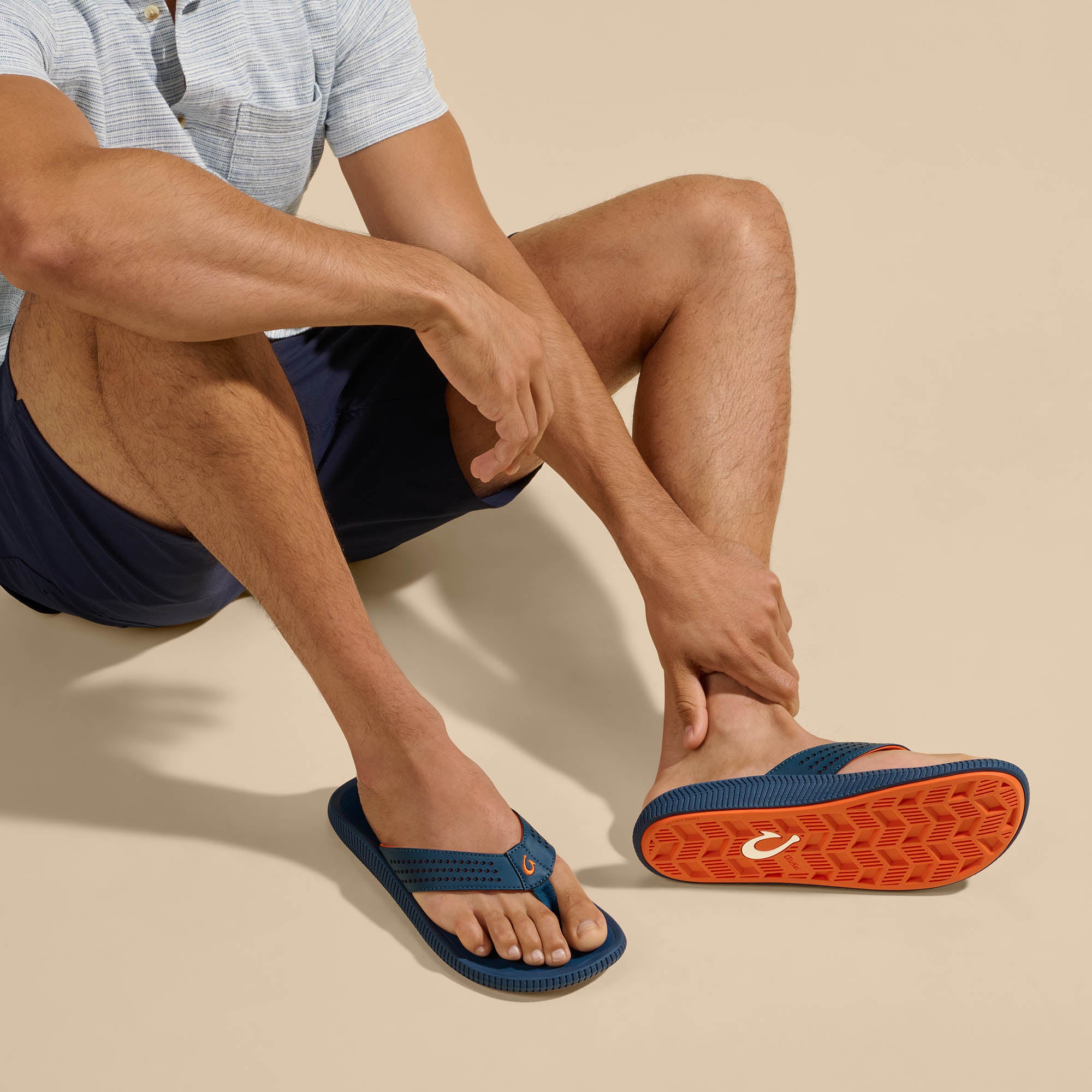Ulele Men's Water-Ready Beach Sandals - Lagoon | OluKai
