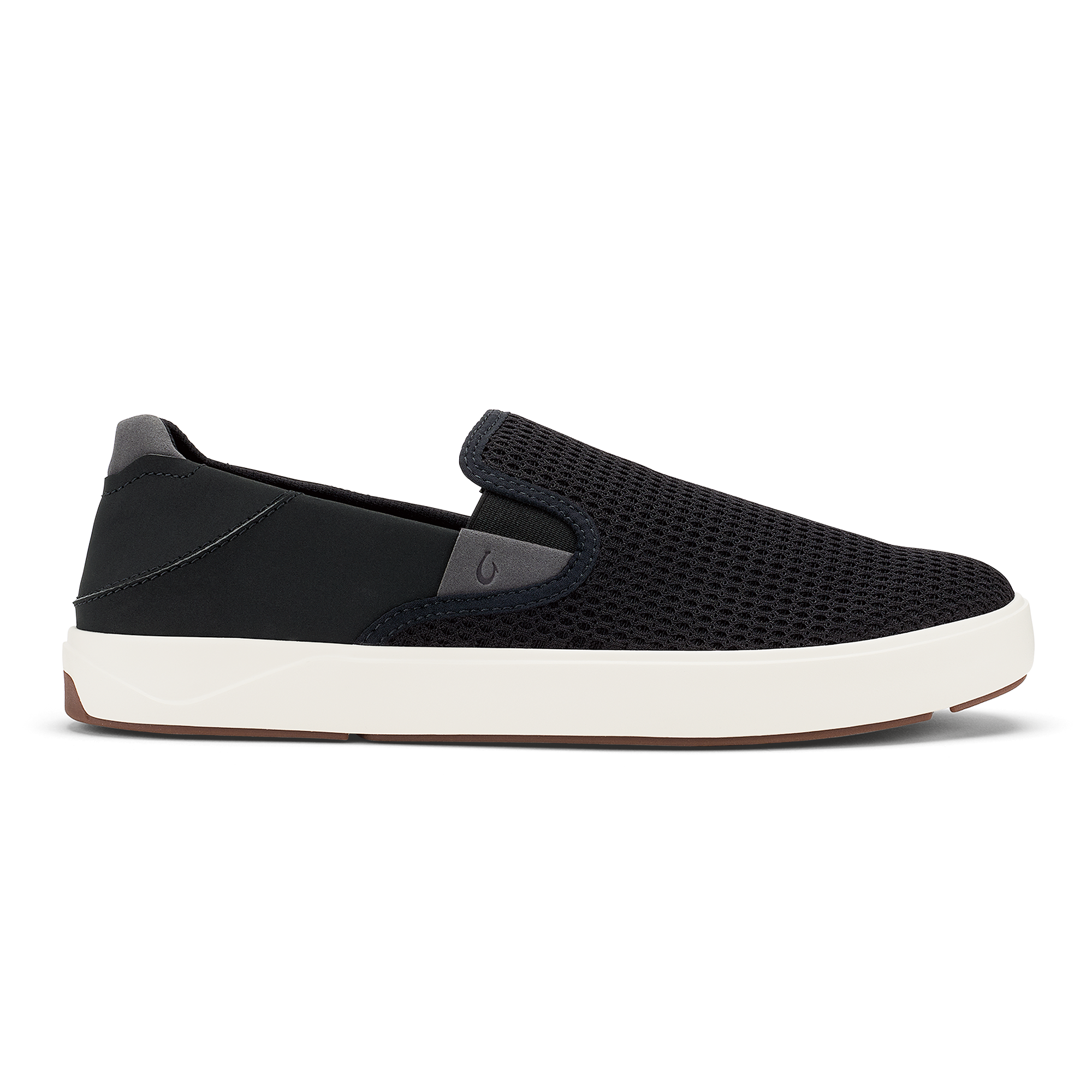 Lui Laeʻahi Men's Slip-On Sneakers - Lava Rock | OluKai
