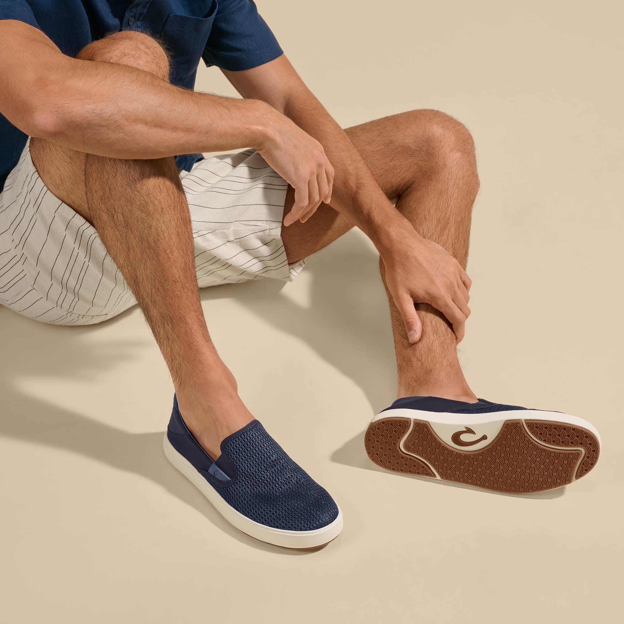 Lae'ahi Men's Slip-On Sneakers - Blue Depth | OluKai