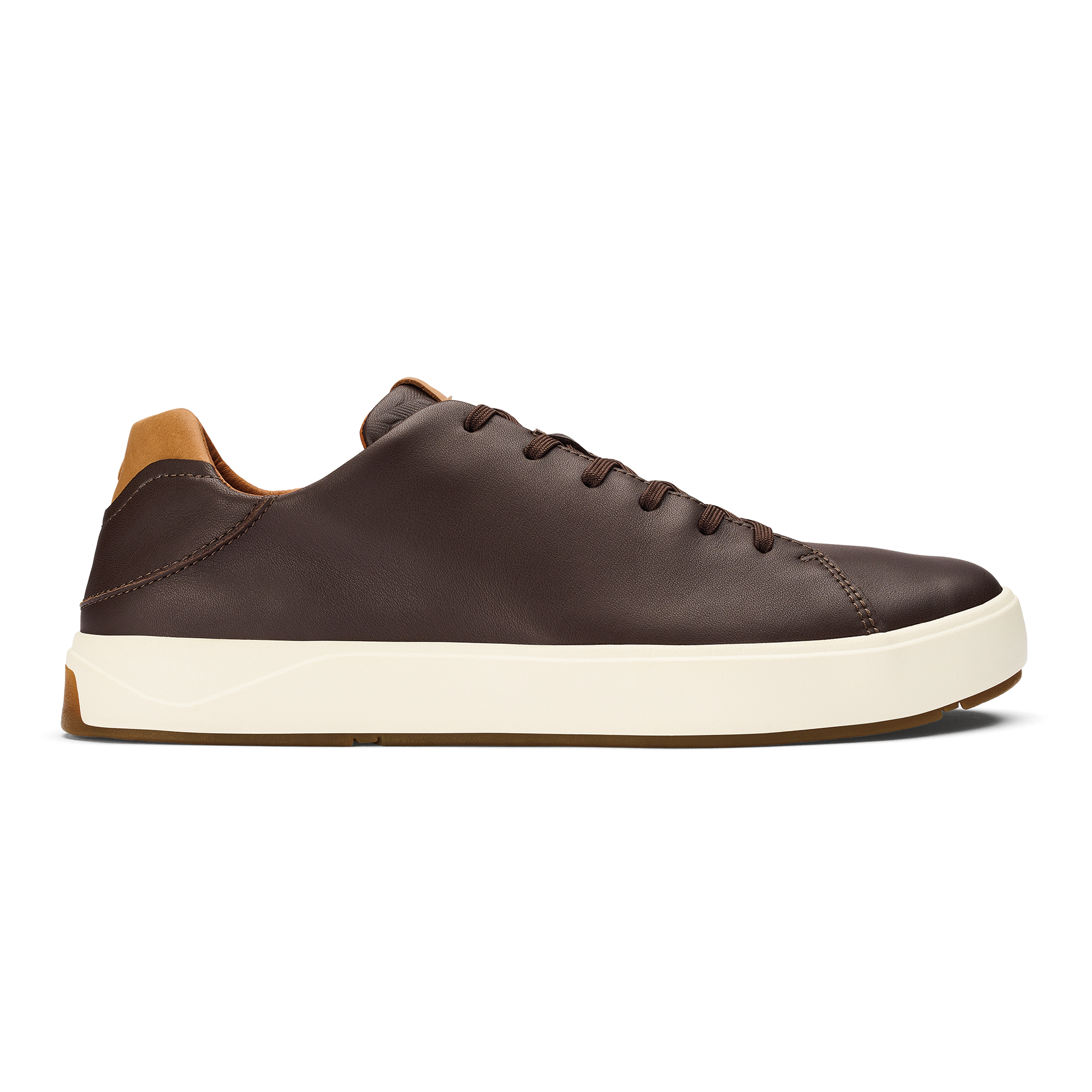 Lae'ahi Lī 'Ili Men's Leather Sneakers - Dark Java | OluKai Lae'ahi Lī 'Ili Men's Leather Sneakers - Dark Java | OluKai