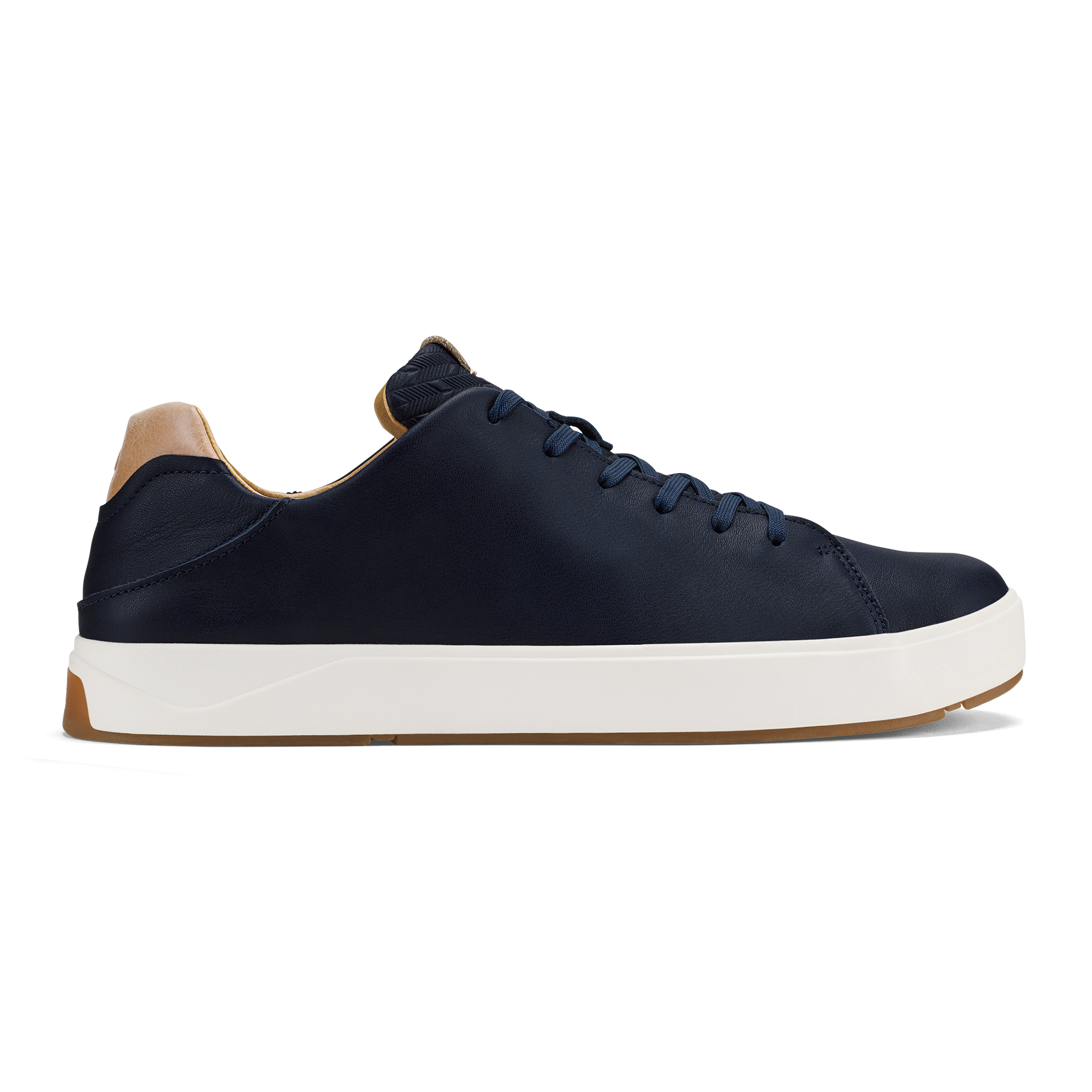 Lae‘ahi Lī ‘Ili Men's Leather Sneakers - Trench Blue | OluKai