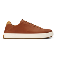 OluKai Men\'s Dark Brown Leather Low-Top Sneakers Liafer Comfort US 10 Olukai Men main image 3