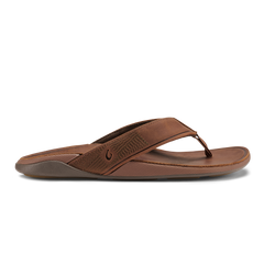 Tuahine Men's Waterproof Leather Beach Sandals - Fox | OluKai