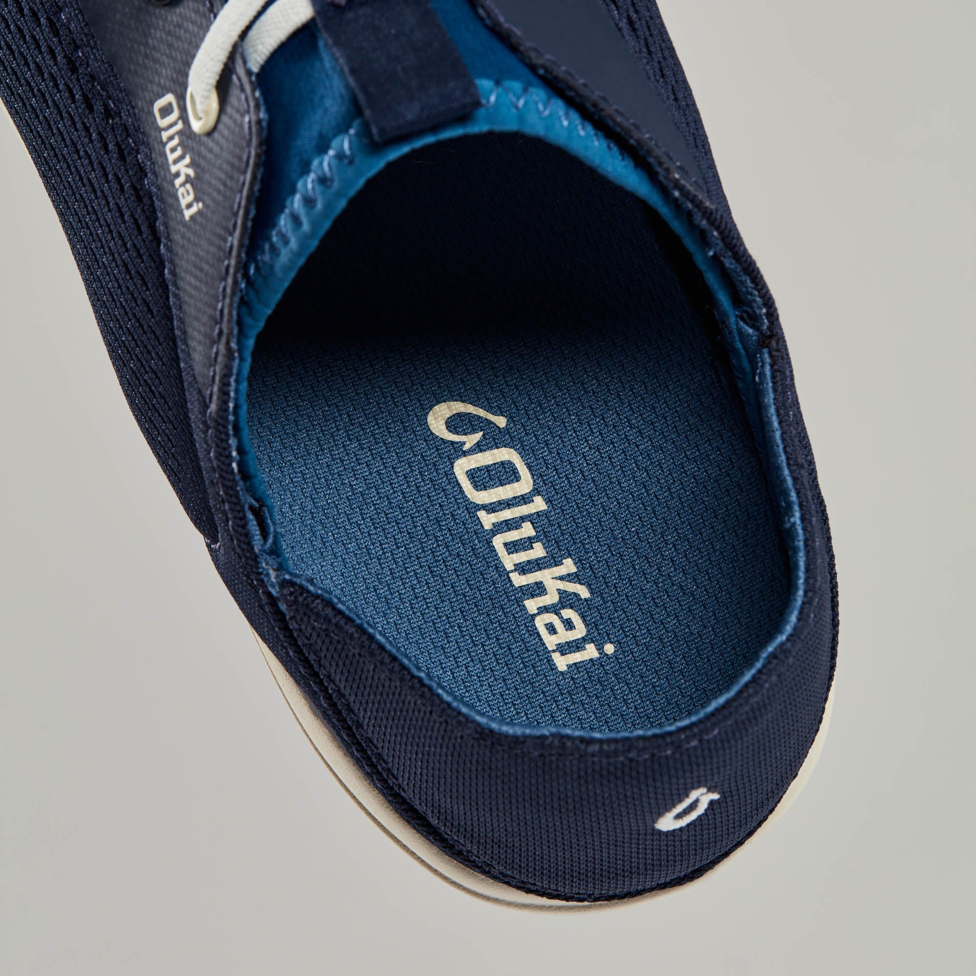 Moku Pae Men's Boat Shoes - Trench Blue / Off White | OluKai