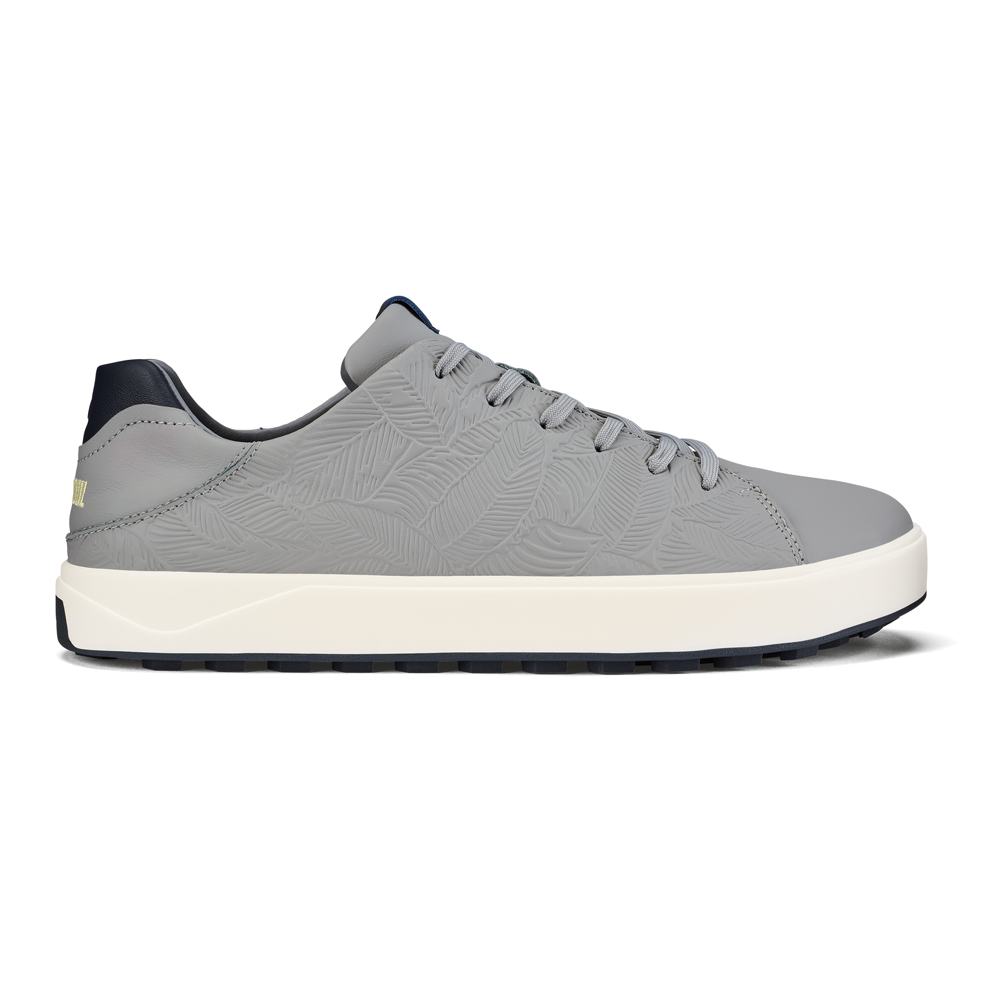 Wai‘alae Men’s Waterproof Leather Golf Shoes - Grey Fog | OluKai