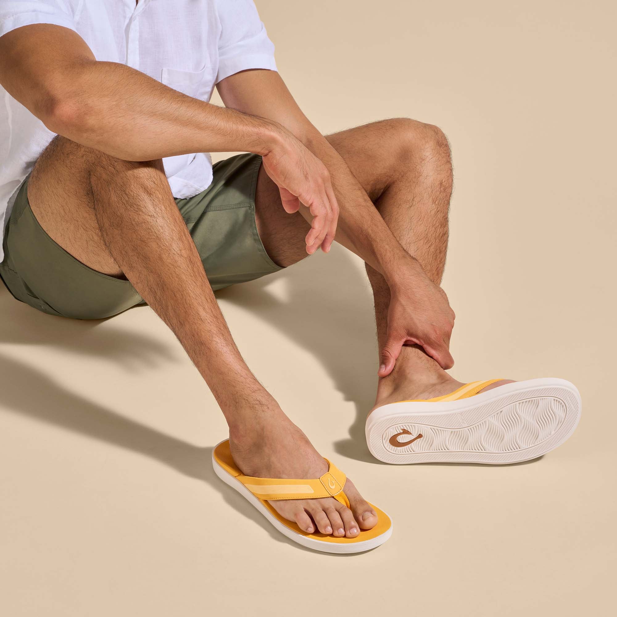 Leeward Men's Water Ready Beach Sandals - Solar Glow | OluKai