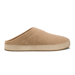 Olukai Hamani Hulu Mens Wool Mule‎ Slipper Size 11 Dusty Olive Mustard Men main image 2
