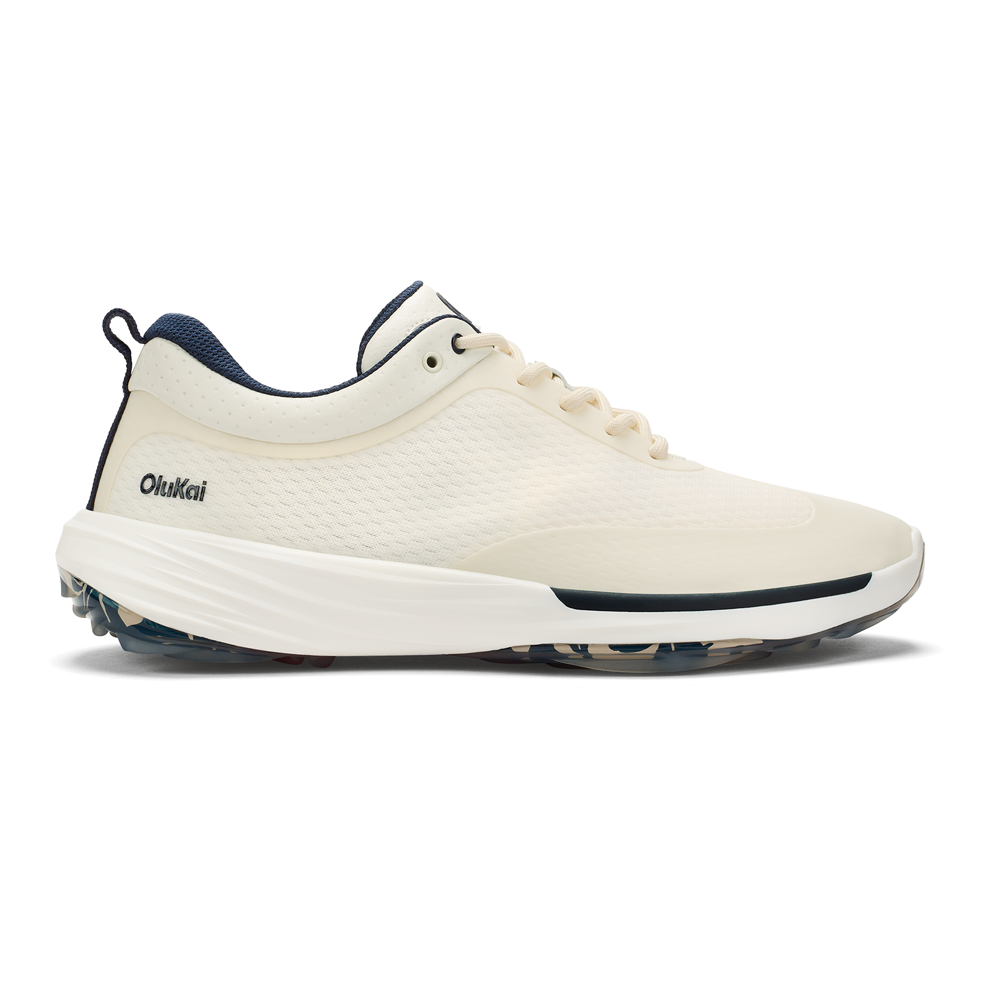 Mākena Men’s Waterproof Golf Shoes - White Sand | OluKai