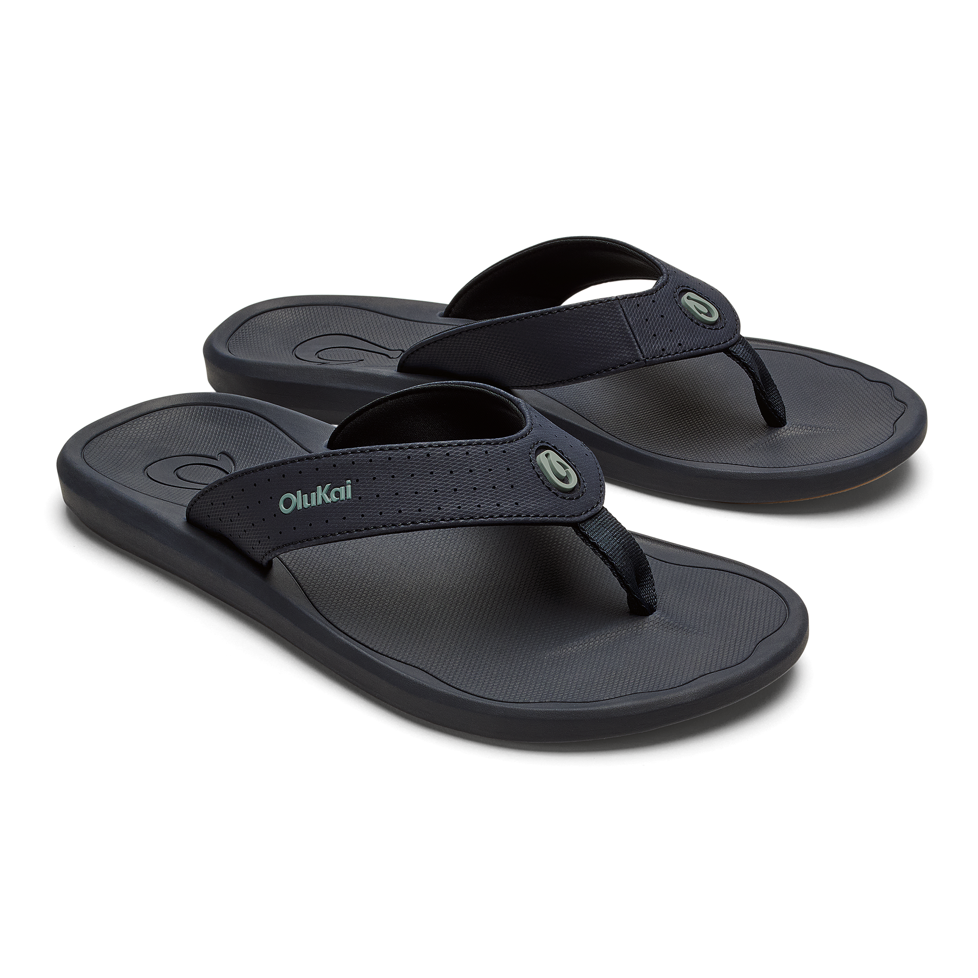 NEW OLUKAI men\'s ohana sandals in trench blue / trench blue Ohana - Tapa / Clay – OluKai main image 2
