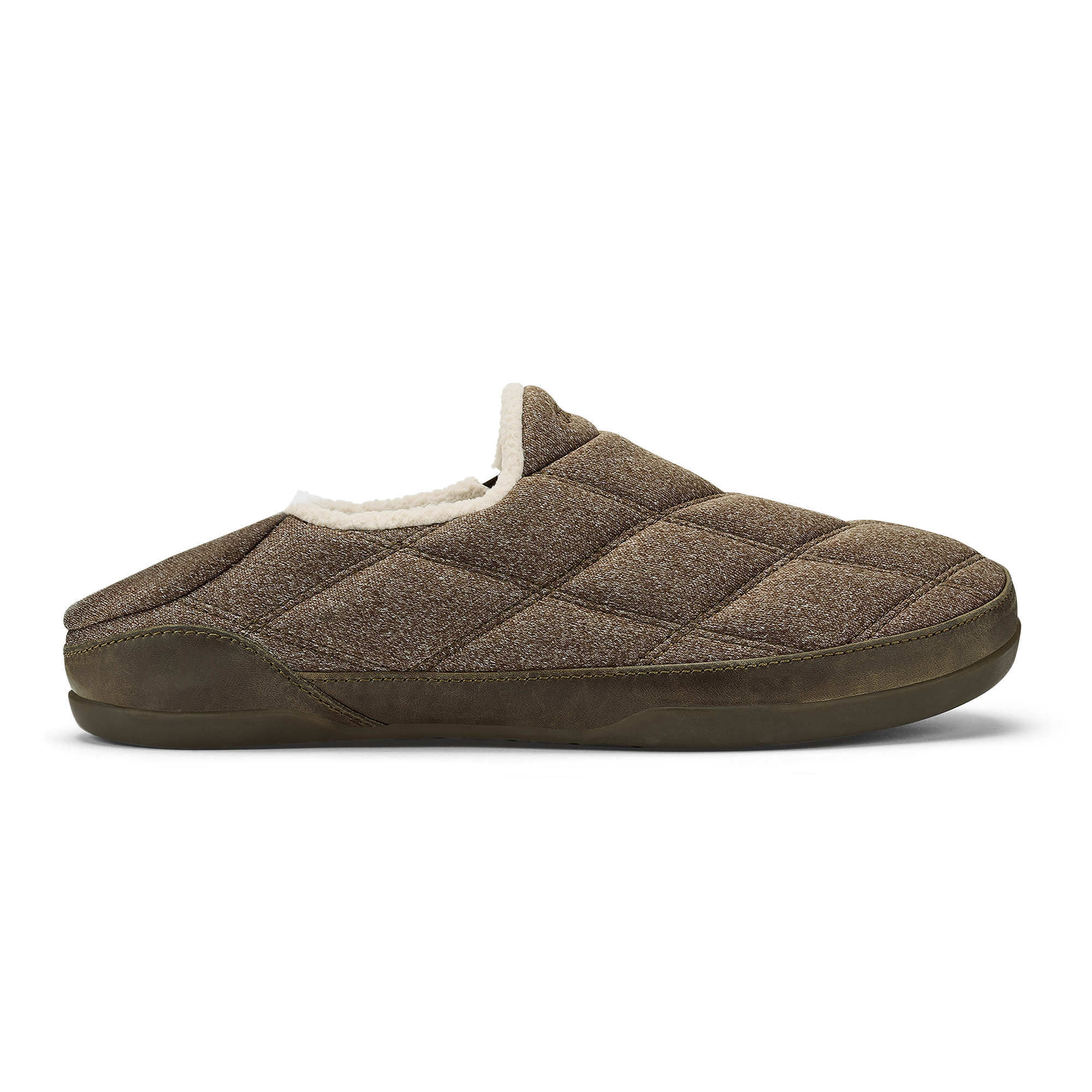 Olukai Hāmani Hulu Men’s Wool Mule Slippers Dark Shadow 12 House Shoe Olukai Hāmani Hulu Men main image 3