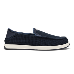 OluKai Kākaha Nia Men’s Navy Blue Leather Slip-On Shoes Kākaha Mesh Men main image 2