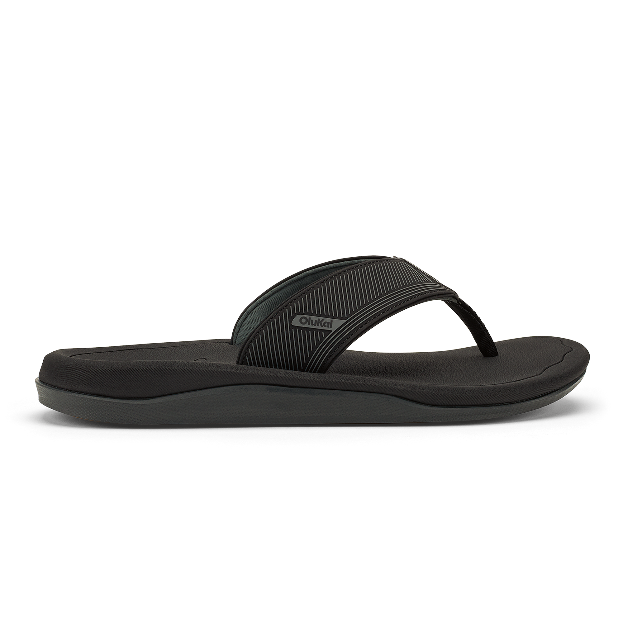 OluKai Nalu Slide - Trench Blue / Charcoal | Men's Sandals