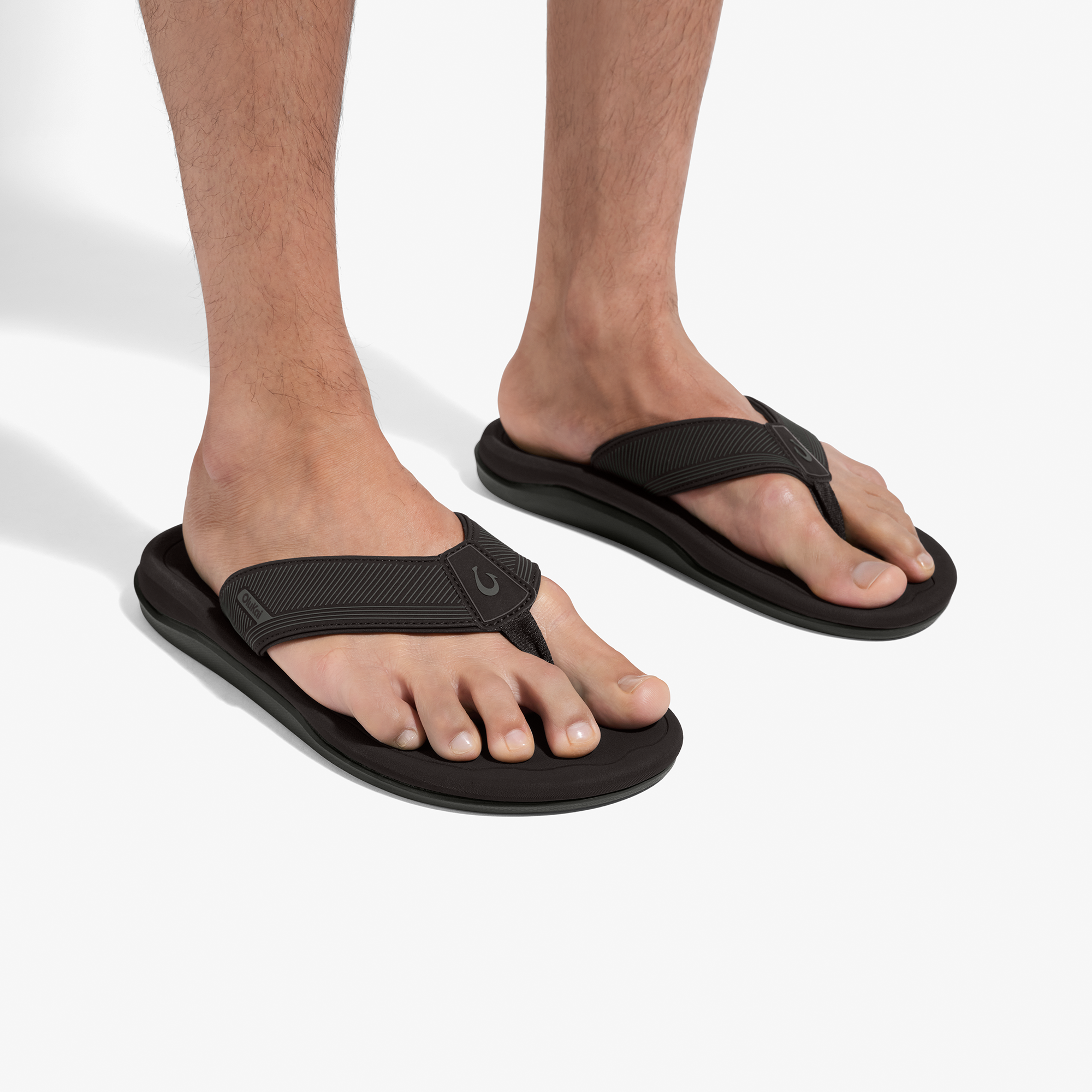 OluKai Nalu Slide - Trench Blue / Charcoal | Men's Sandals