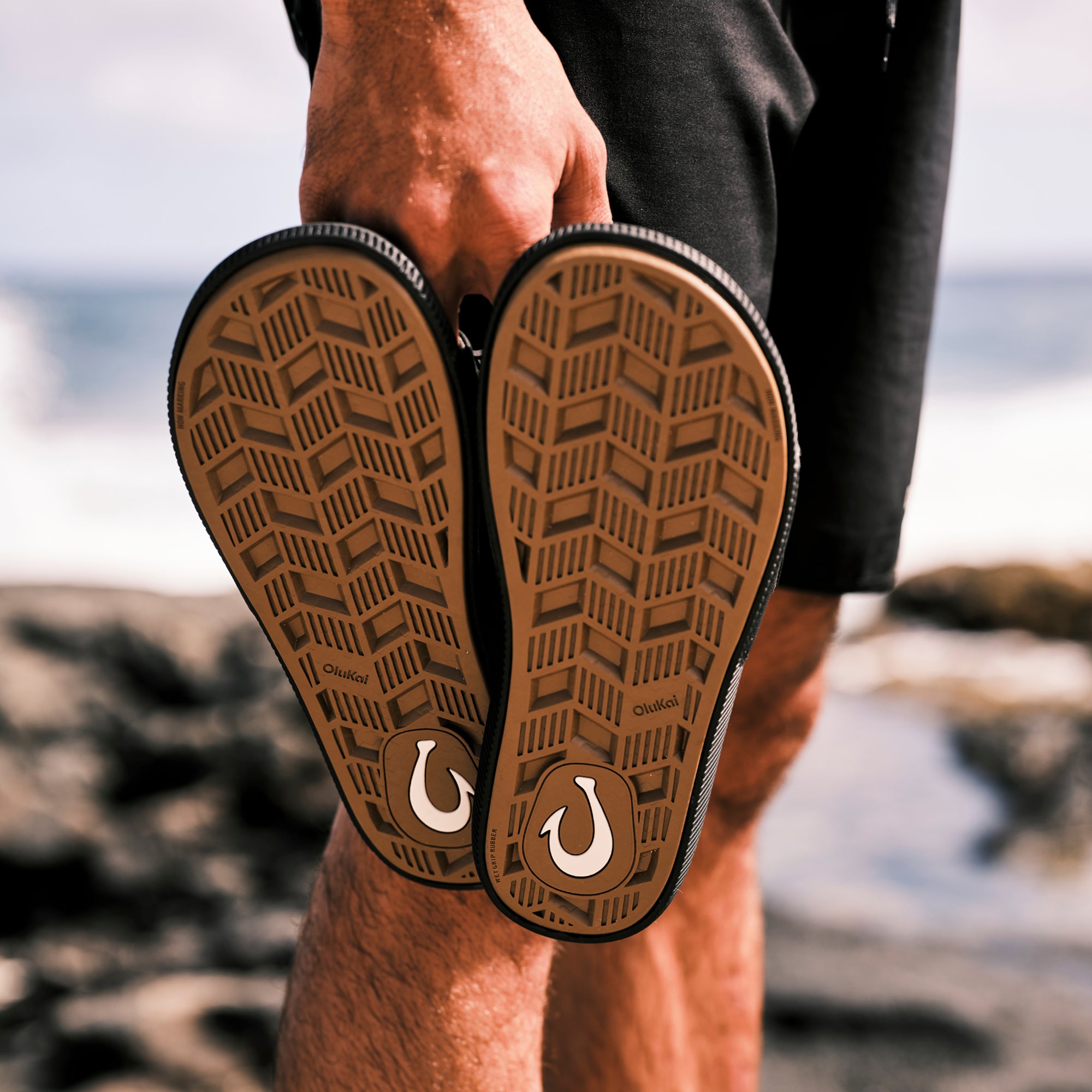 Ulele Slide - Lava Rock / Lava Rock – OluKai
