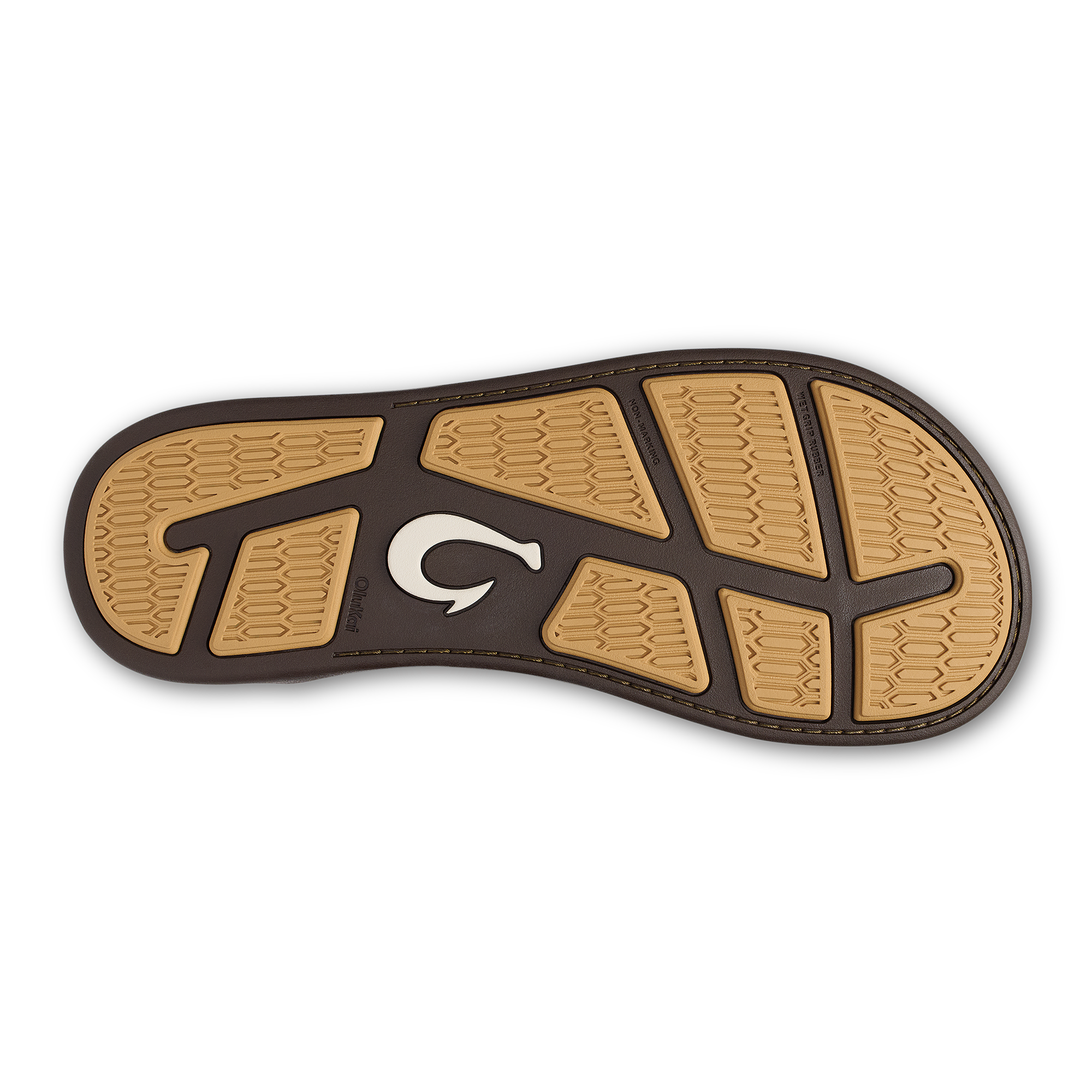 Tuahine Men's Waterproof Leather Beach Sandals - Toffee | OluKai