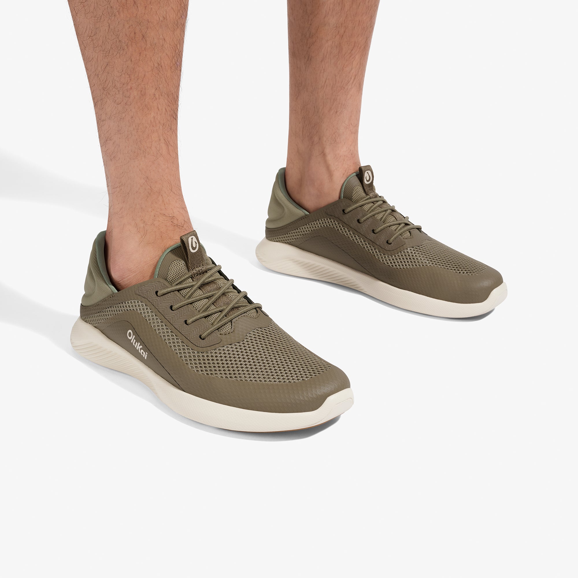 Olukai Akahai Canvas shoes, color is mustang/ mustang Lae main image 2