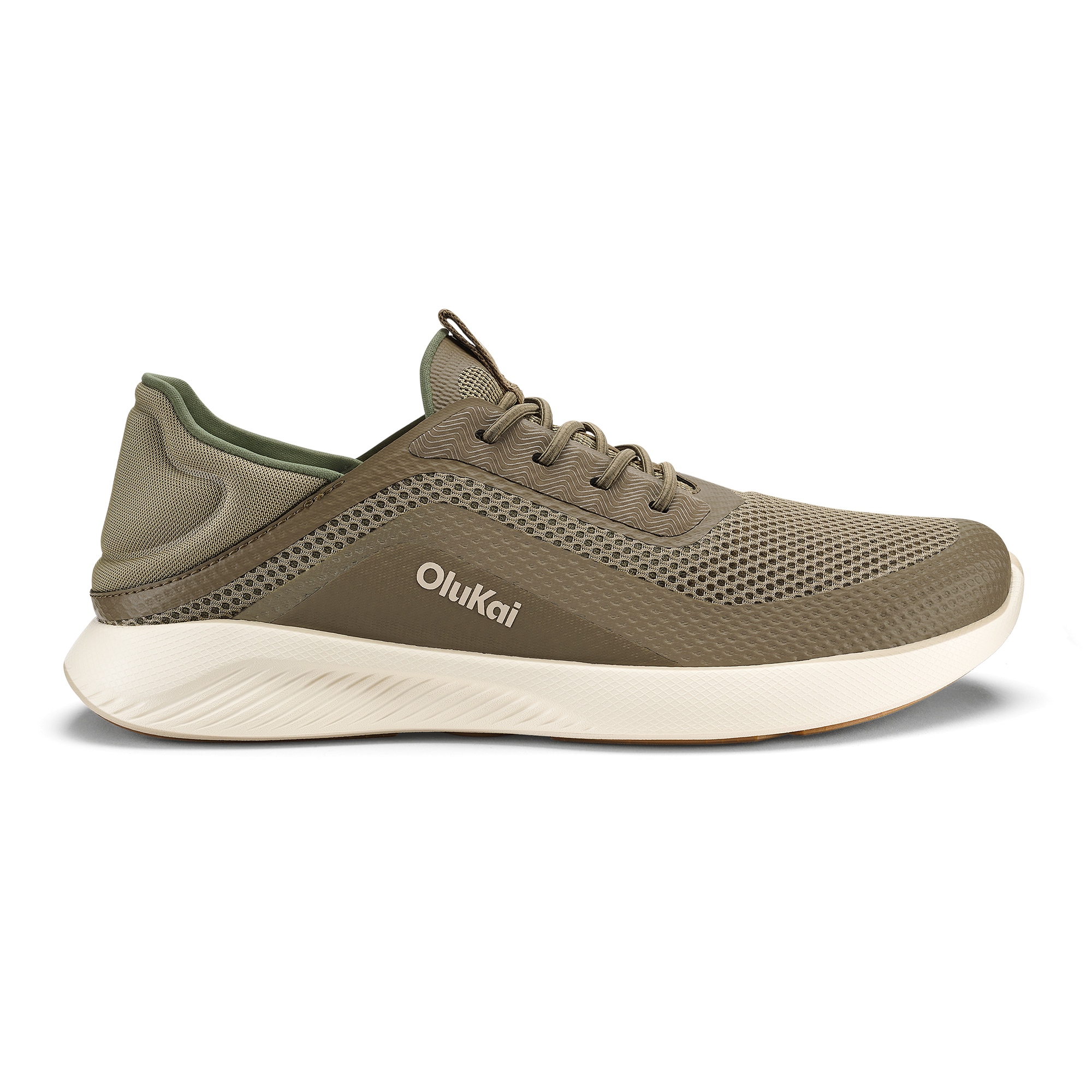 OluKai Alapa Li Casual Shoes Mens US 11 10395-1013 Knit Tan Clay Mustang Sneaker Kialoa - Clay / Mustang | OluKai main image 2