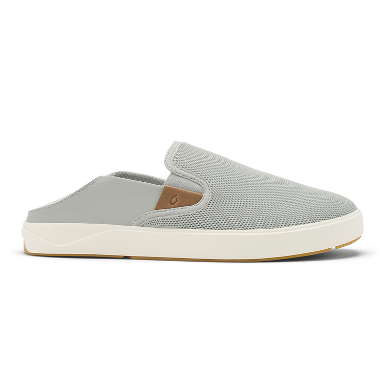 OluKai Men\'s Woven Slip-On Loafers in Grey with Tan Accents Olukai Men main image 3