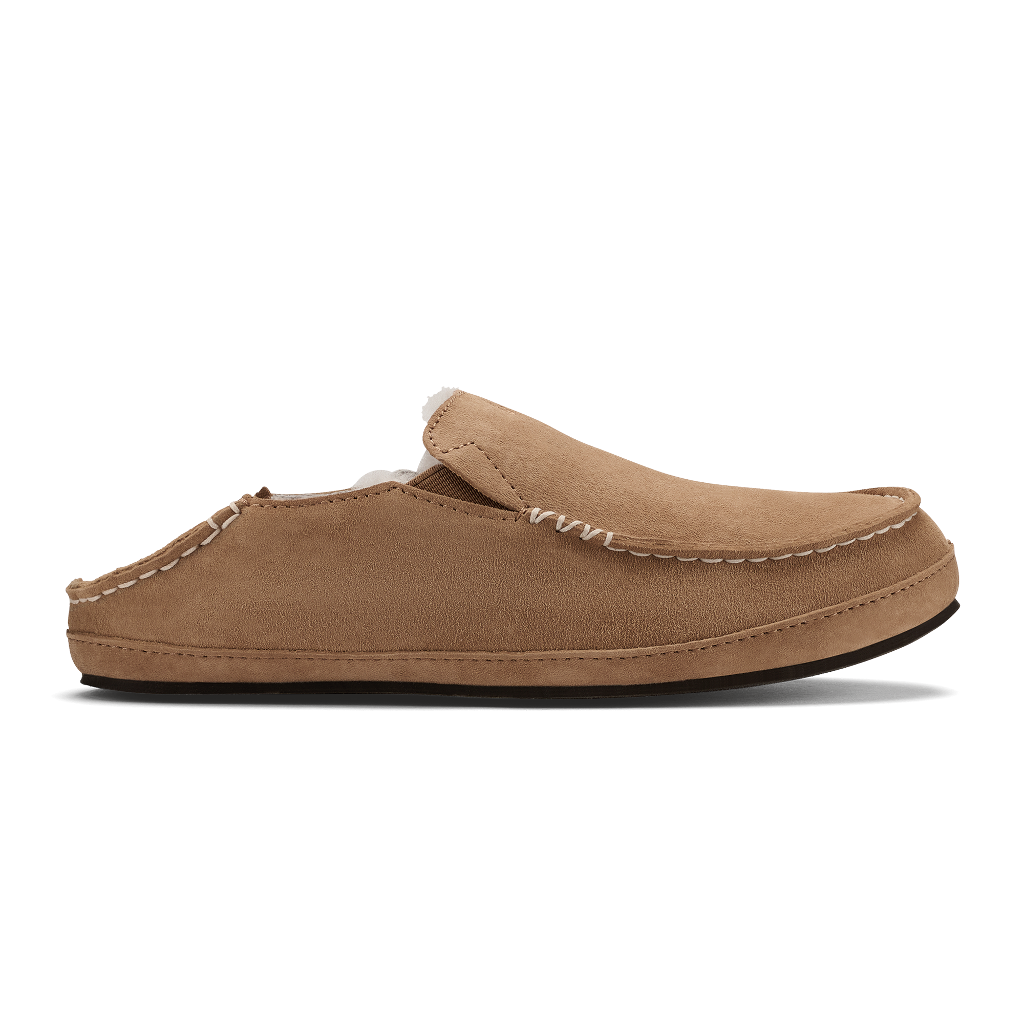 Nohea Women's Leather Slippers - Tan | OluKai