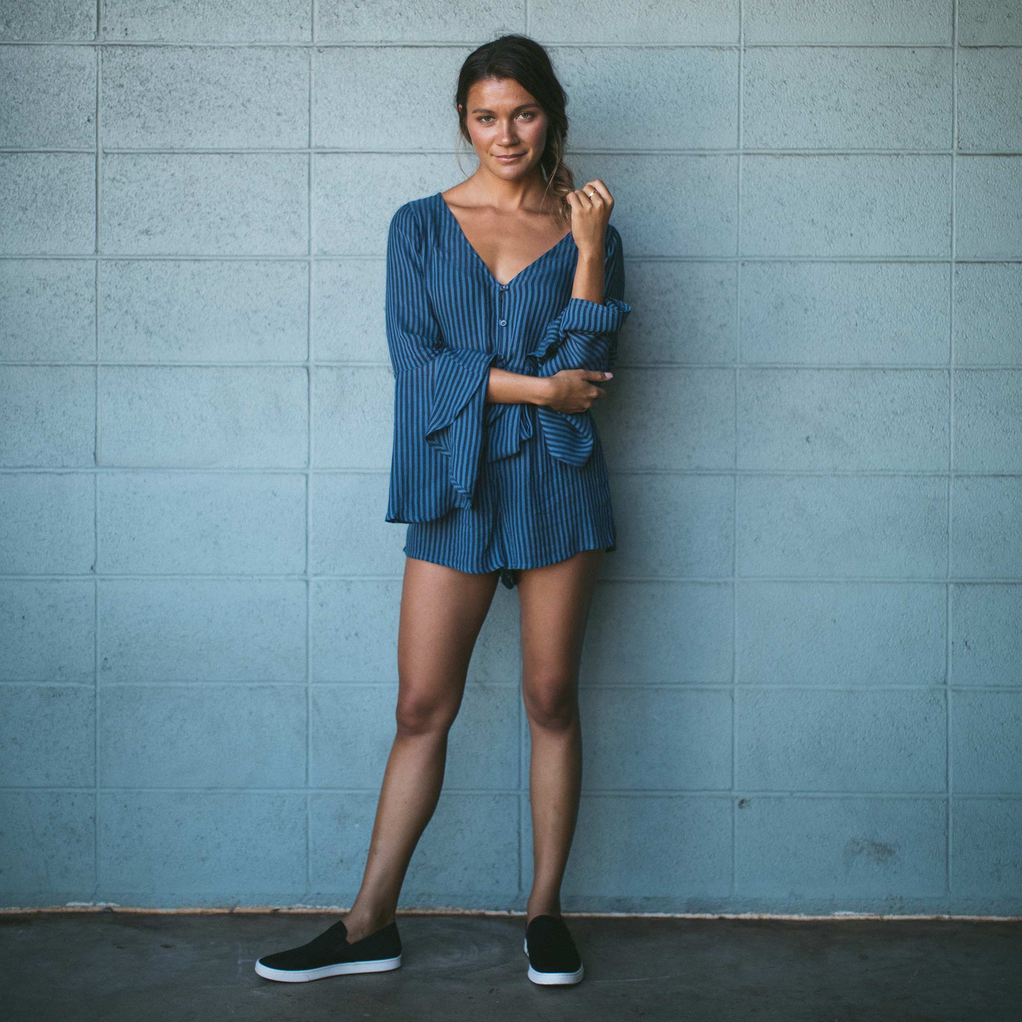 Pehuea Women's Breathable Slip-On Sneakers - Black | OluKai