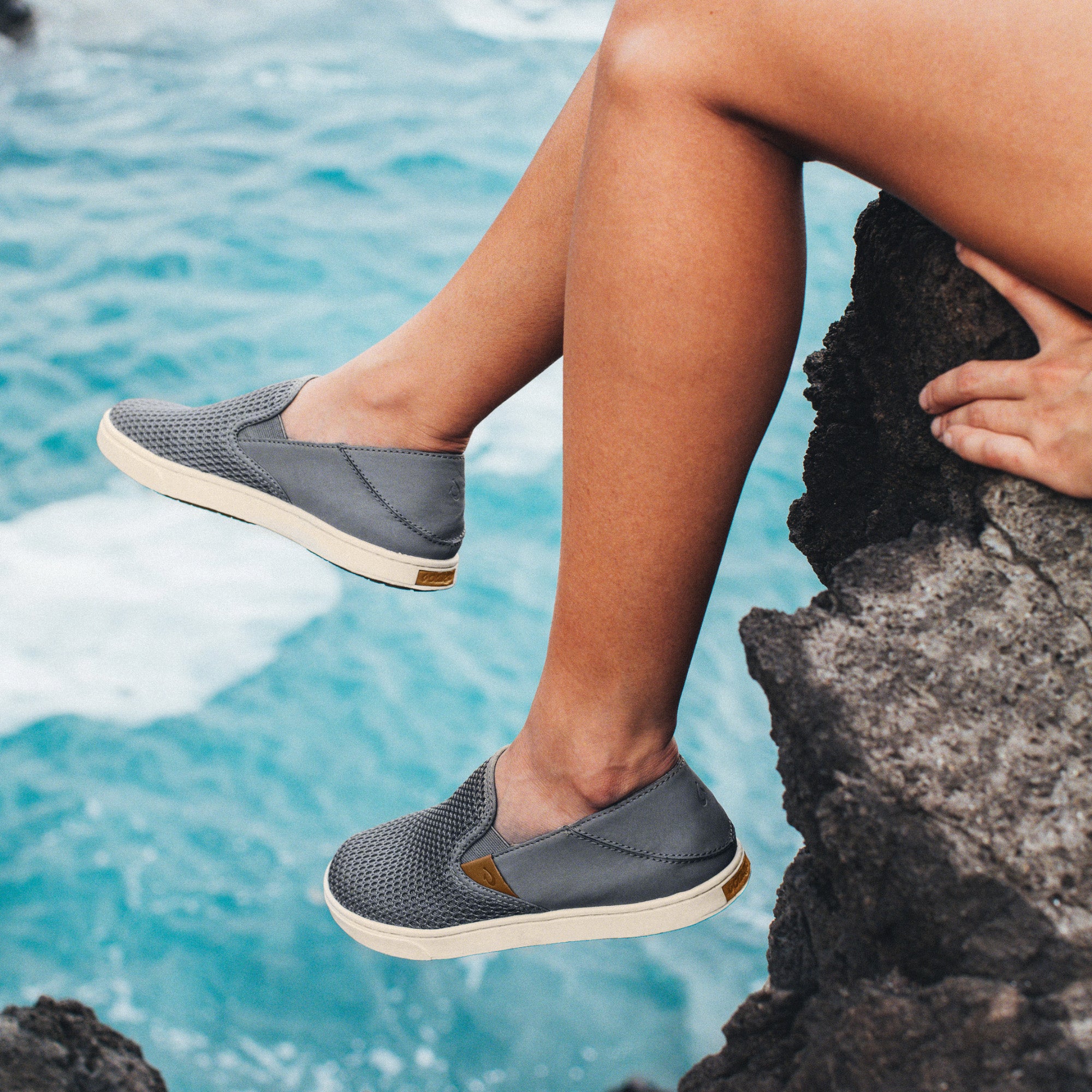 Olukai slip on store womens