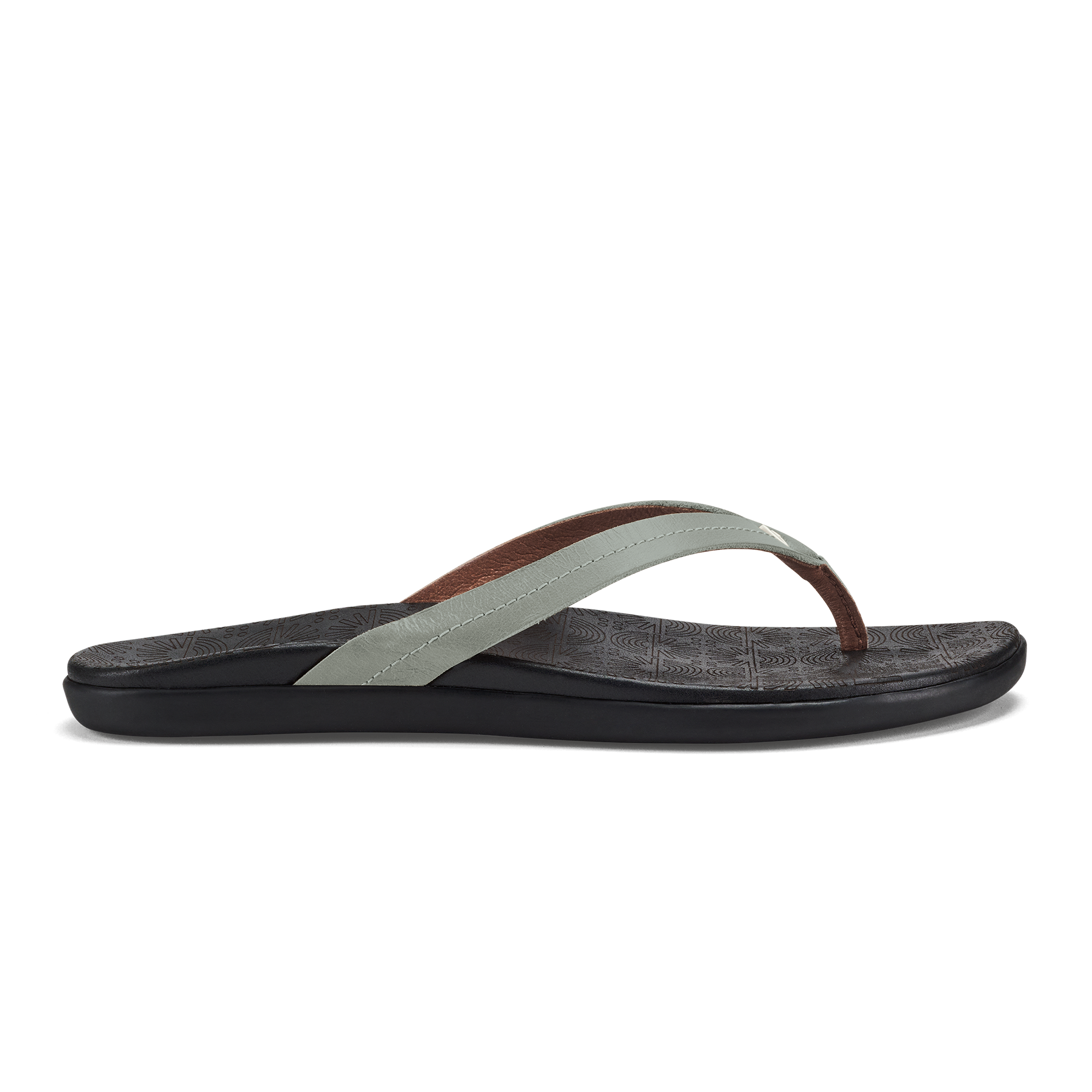 OluKai Kulapa Kai buy Womens Sandals 9 Brown Black 20198-4863 Hawaii Beach