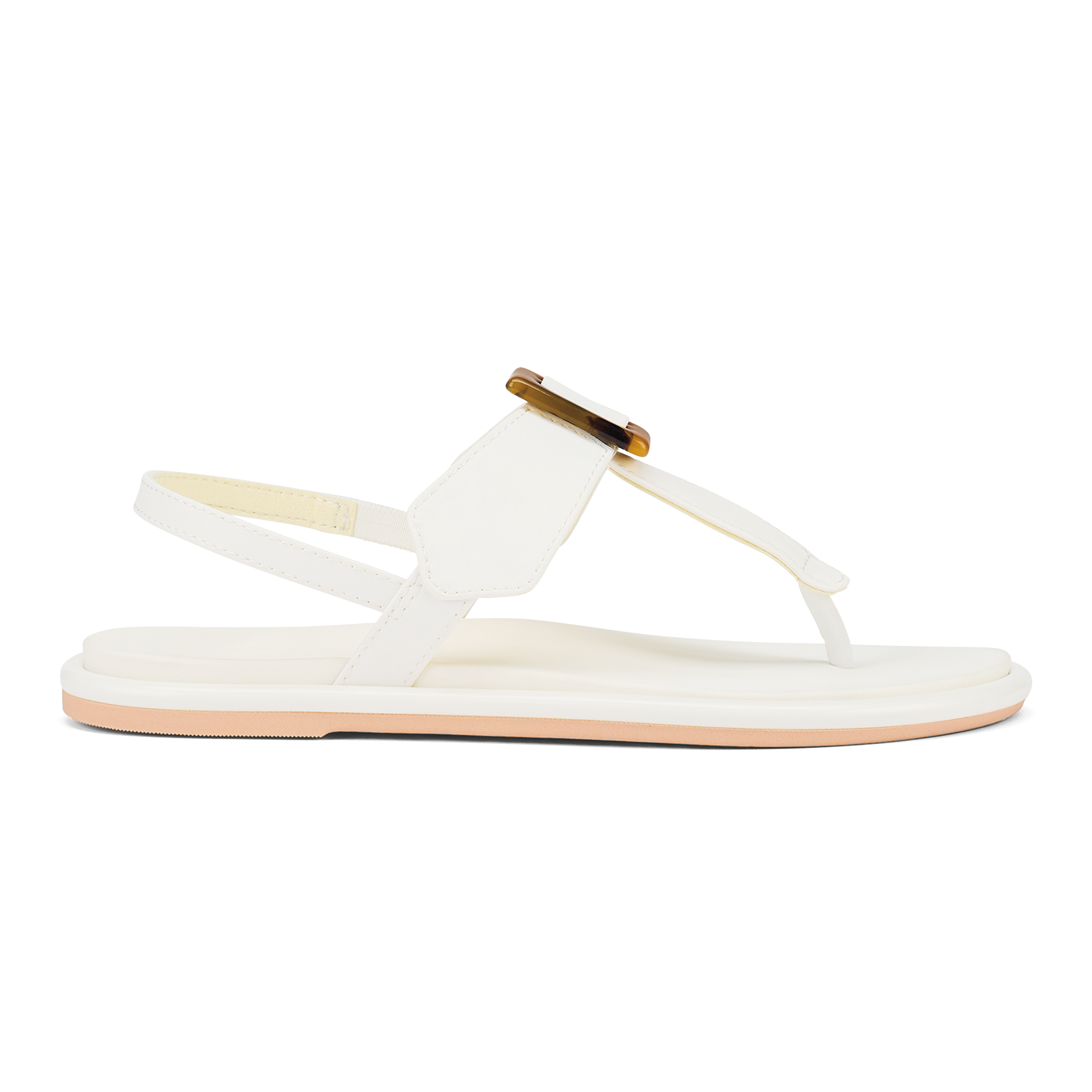 La‘i T-Bar Women’s Strappy Sandals - White | OluKai