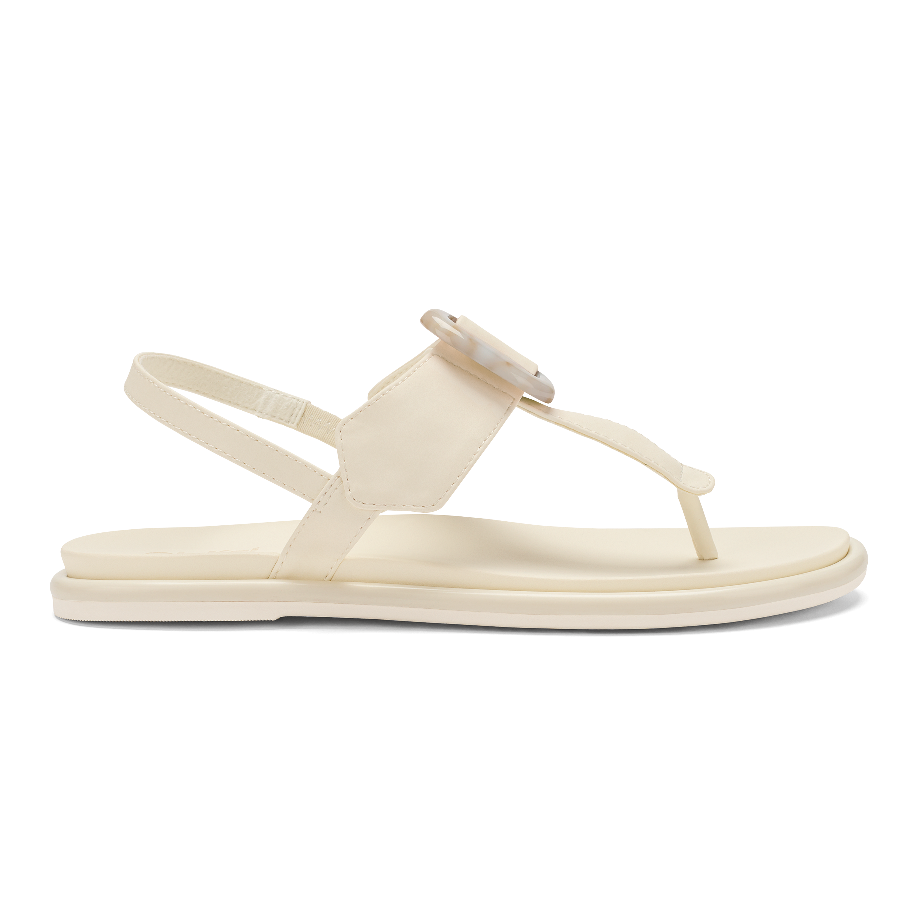 La‘i T-Bar Women’s Strappy Sandals - White Sand | OluKai