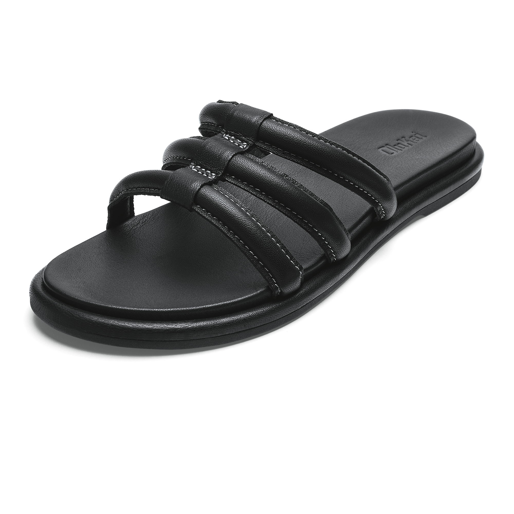 Izzy Adjustable Slide Sandal-black