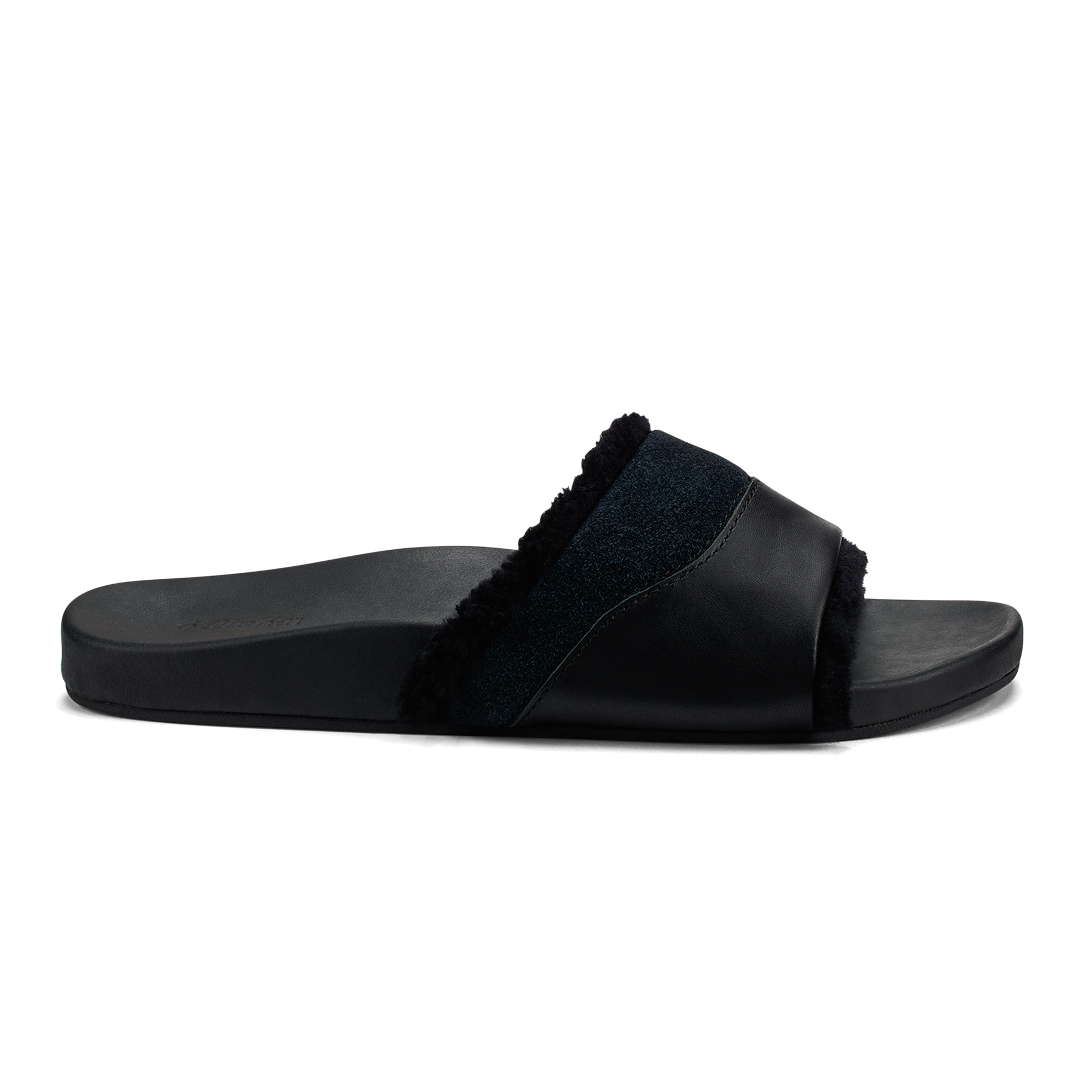 Hō‘ala Slide Women’s Slide Slipper Sandals - Black | OluKai