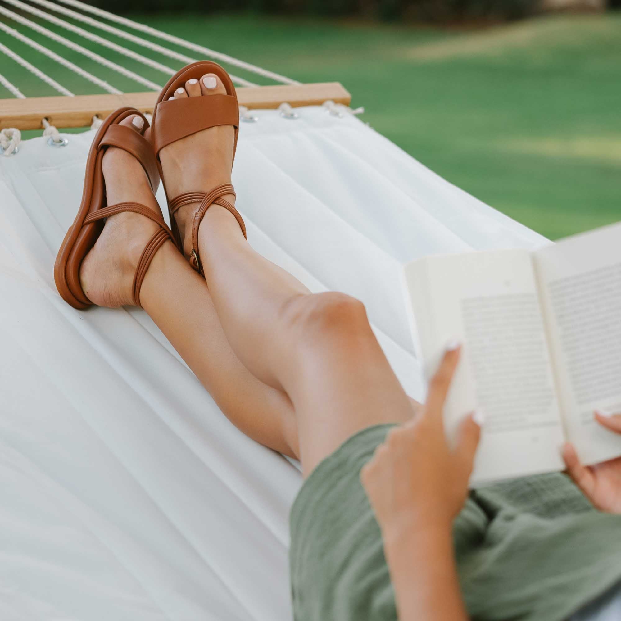 Tiare Wrap Women's Leather Sandals - Fox | OluKai