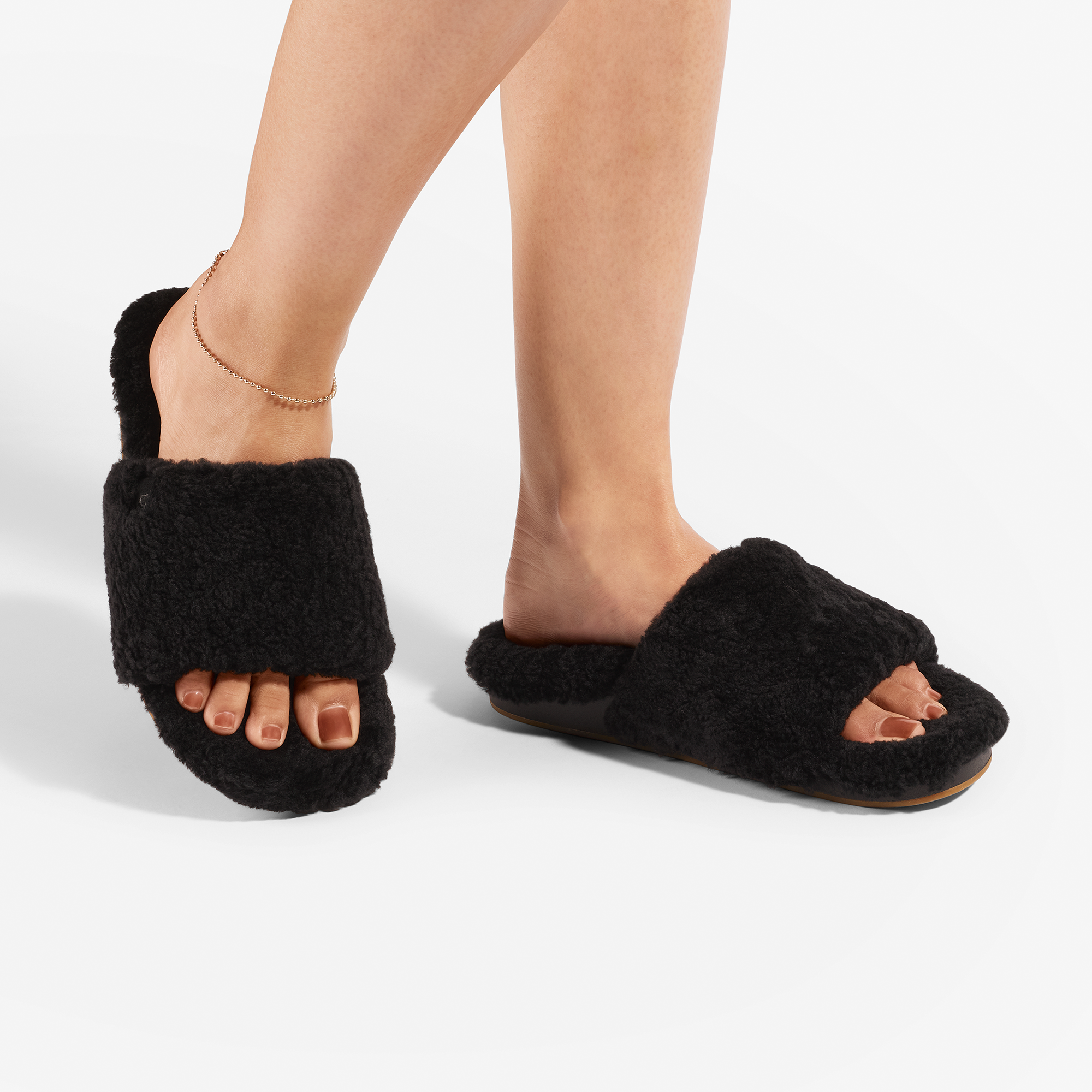  SLIPPER KO'OLAU ブラック 8 Kīpe'a Ulana - Black / Black | OluKai