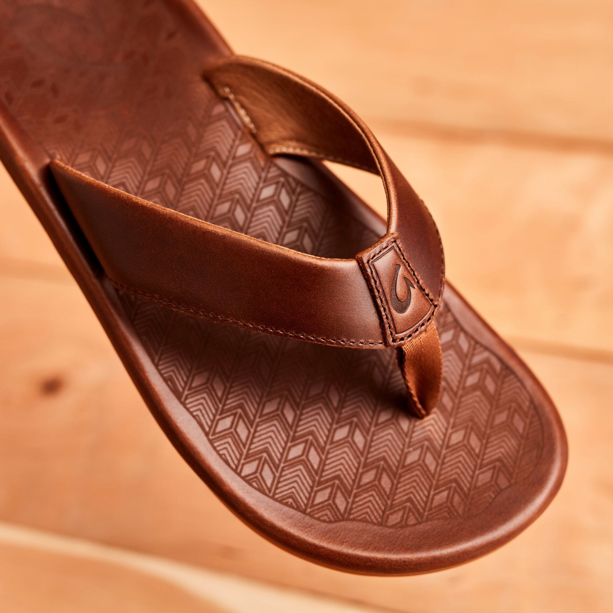 Ilikai Men's Leather Sandals - Toffee | OluKai