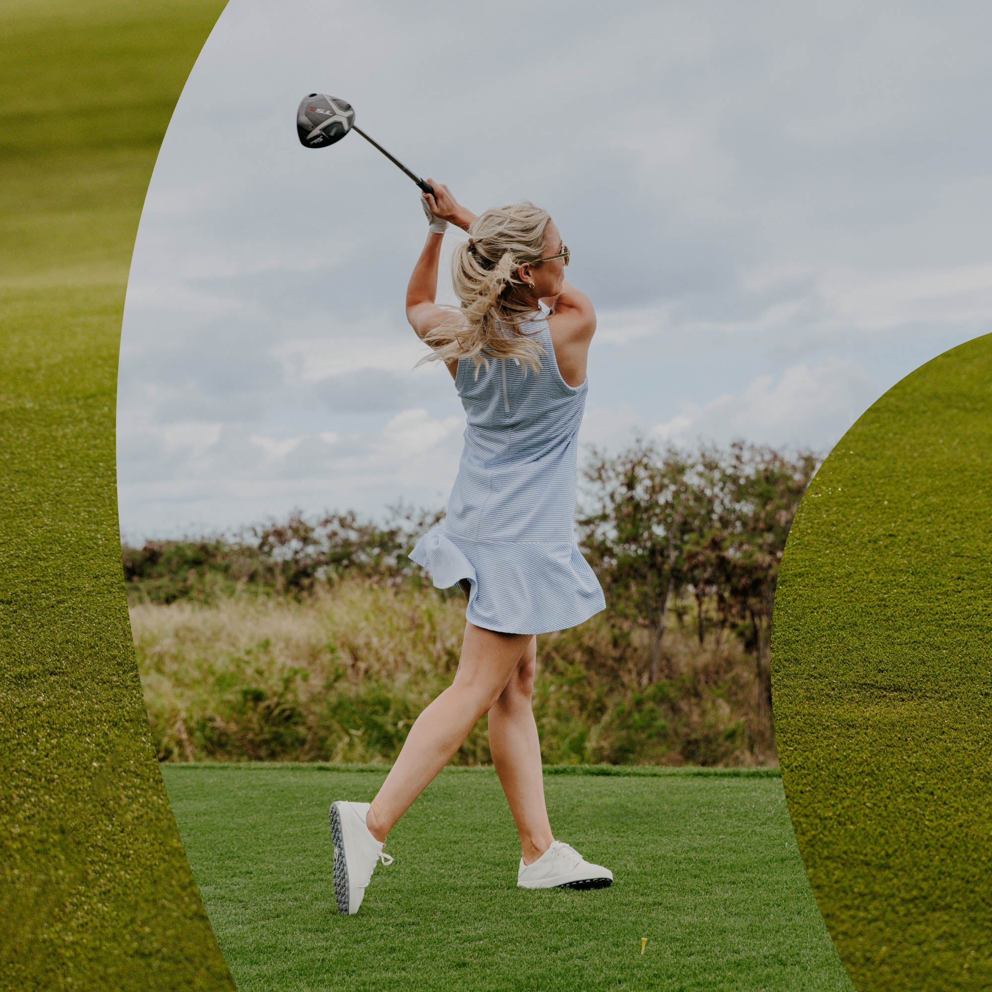 Wailea Women's Waterproof Leather Golf Shoes - White | OluKai