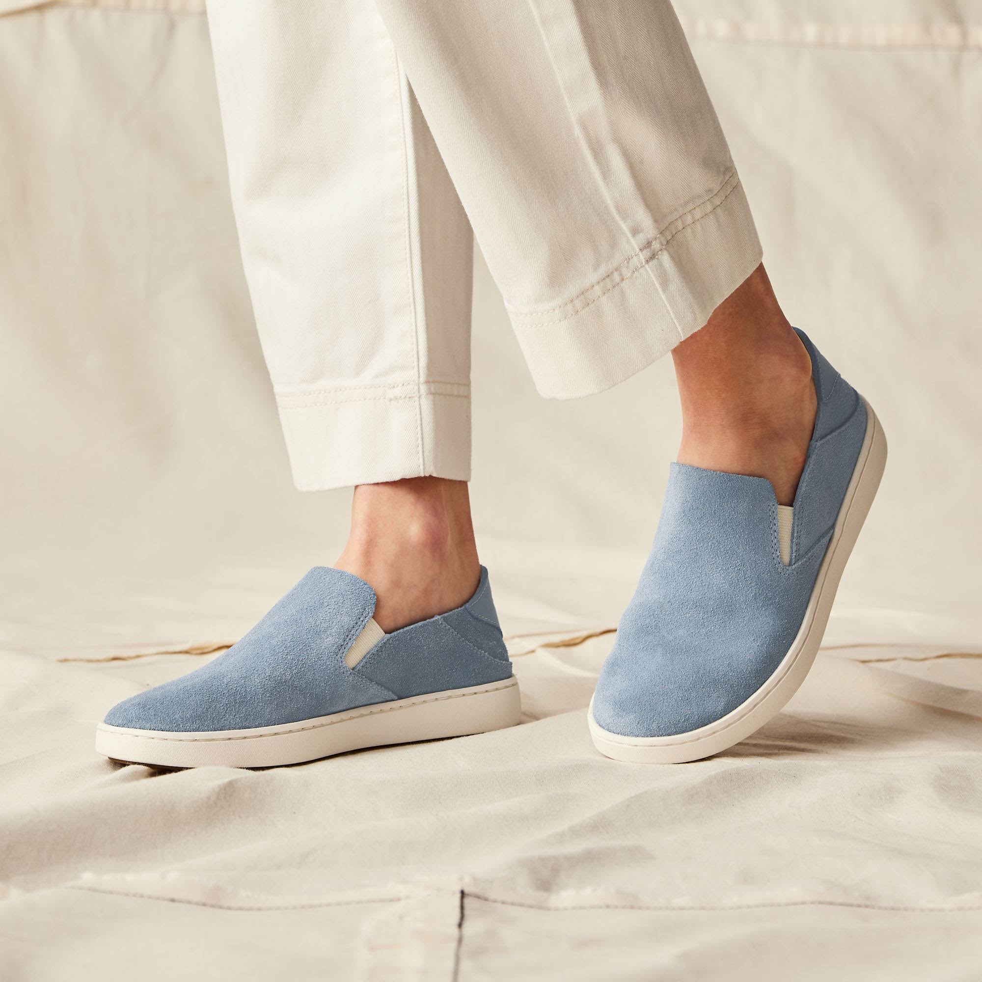 (取寄) オルカイ レディース ペフェア ラグゼ OluKai women Pehuea Luxe Ash/Ash Pehuea Luxe Women's Suede Shoes - Ash | OluKai