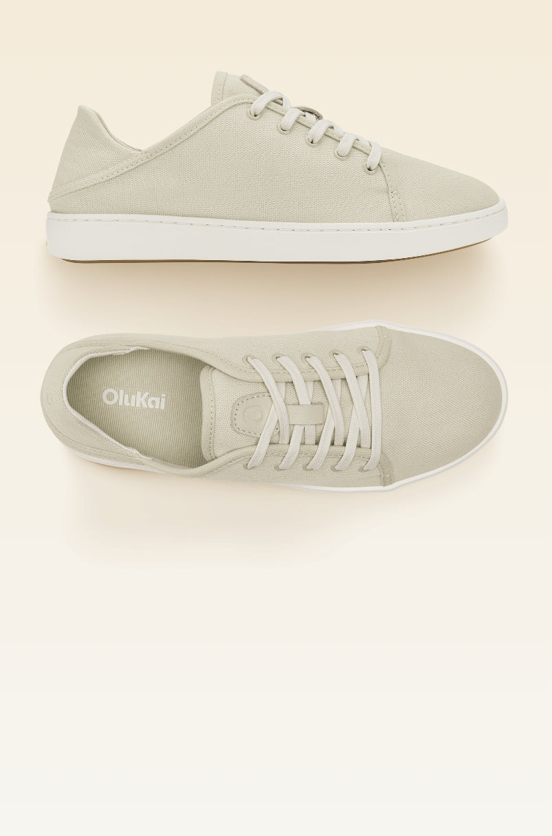 OluKai Pehuea Lī Canvas Women's Sneakers - Tapa | OluKai