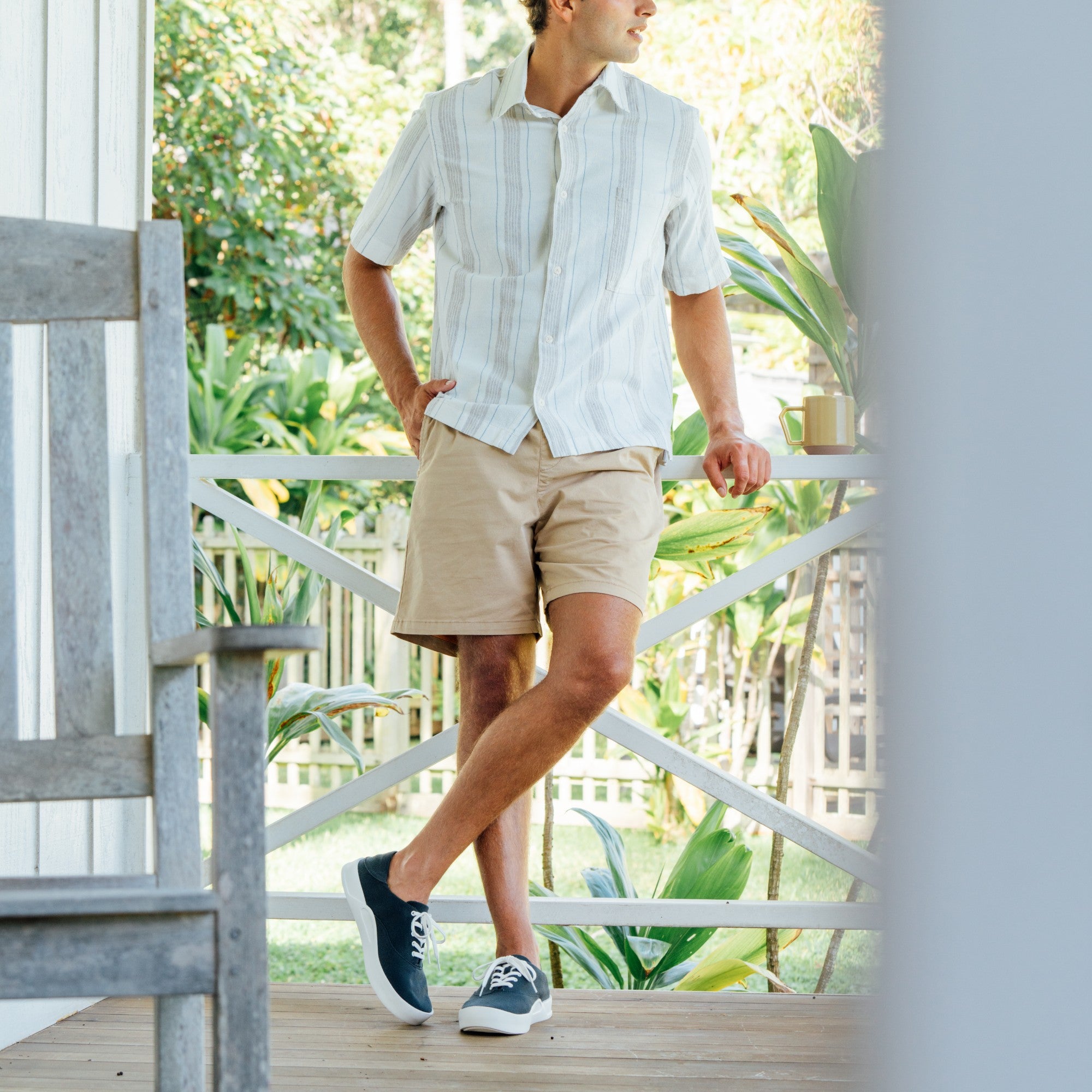 Tradewind Men's Breathable Sneakers - Mood Indigo | OluKai