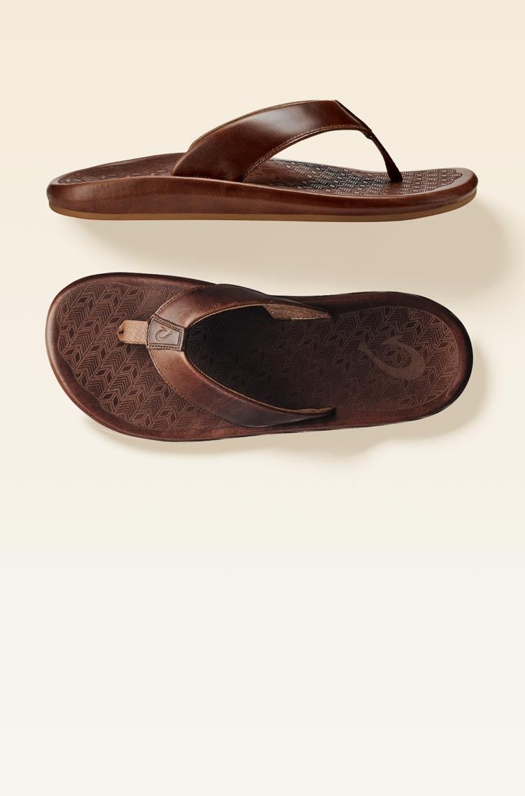 Ilikai Mens Leather Sandals - Premium Design